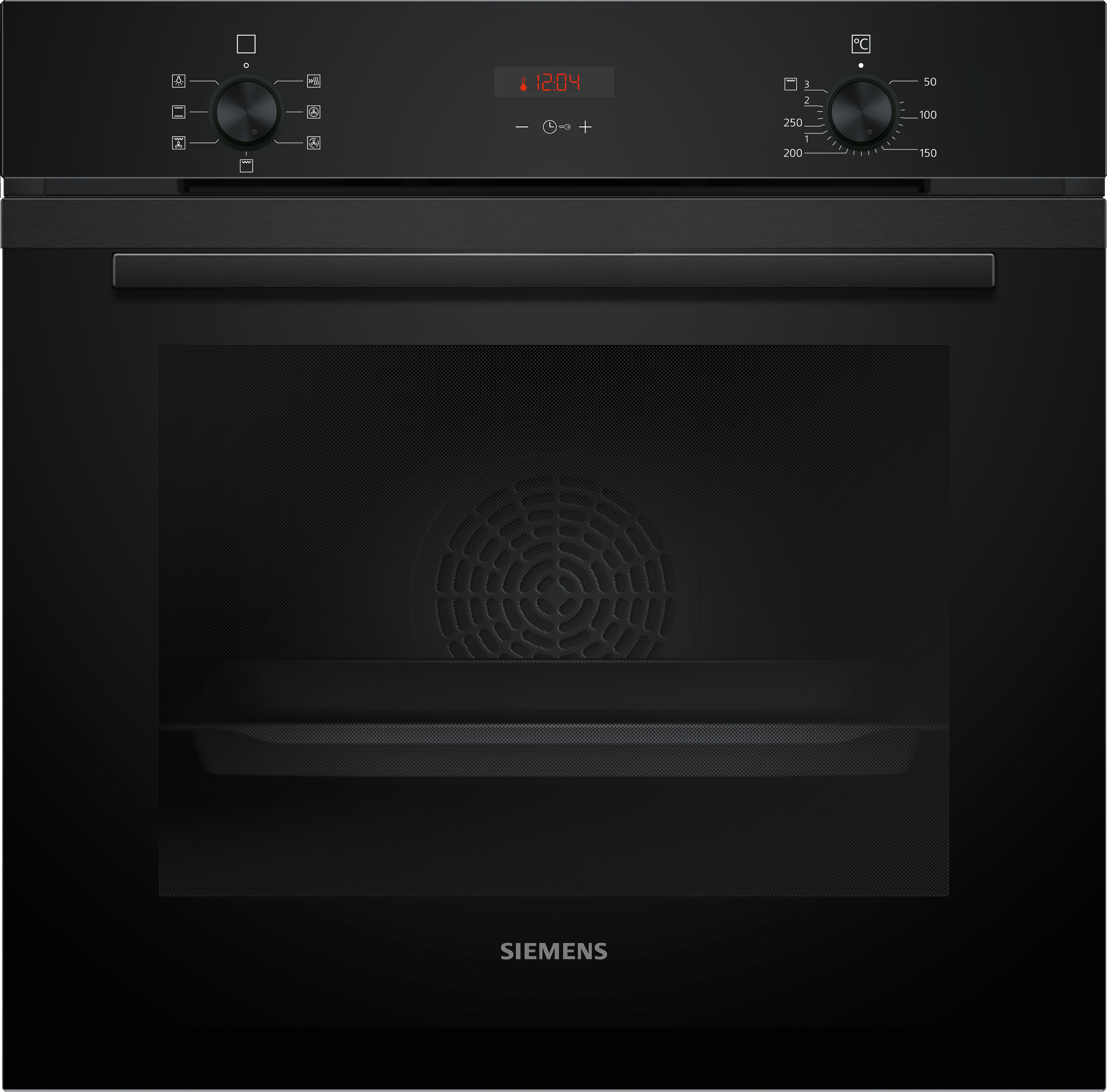  HB213ABB3, iQ300,  Einbau-Backofen,  60 x 60 cm,  Deep black inox
