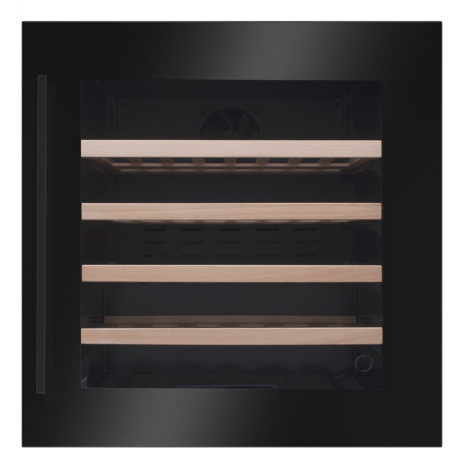 Einbau-Weintemperierschrank, X-Type Design, schwarz