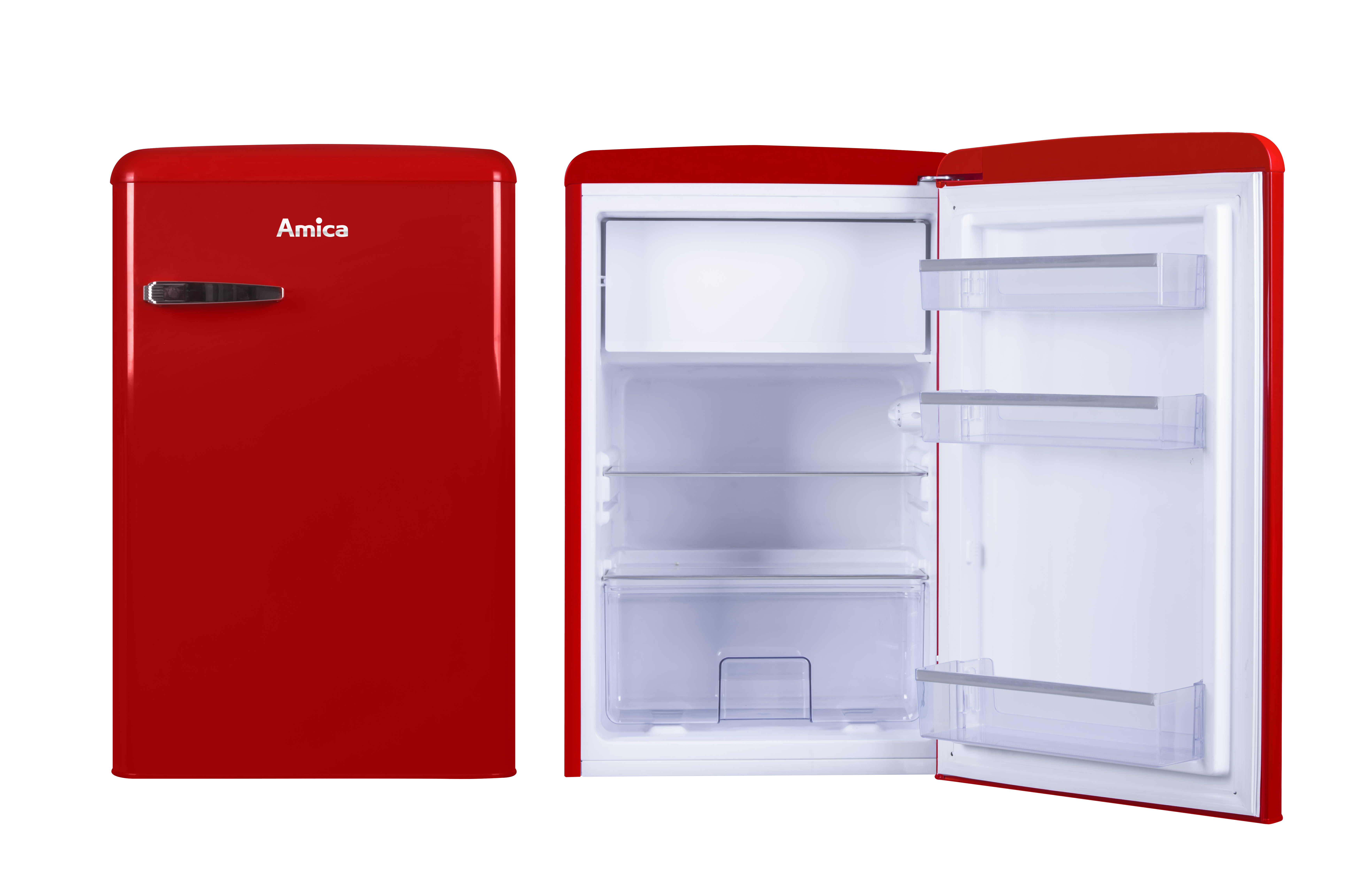 Stand-Kühlschrank mit Gefrierfach KSR 361 160 R, Chilli Red, 88 cm