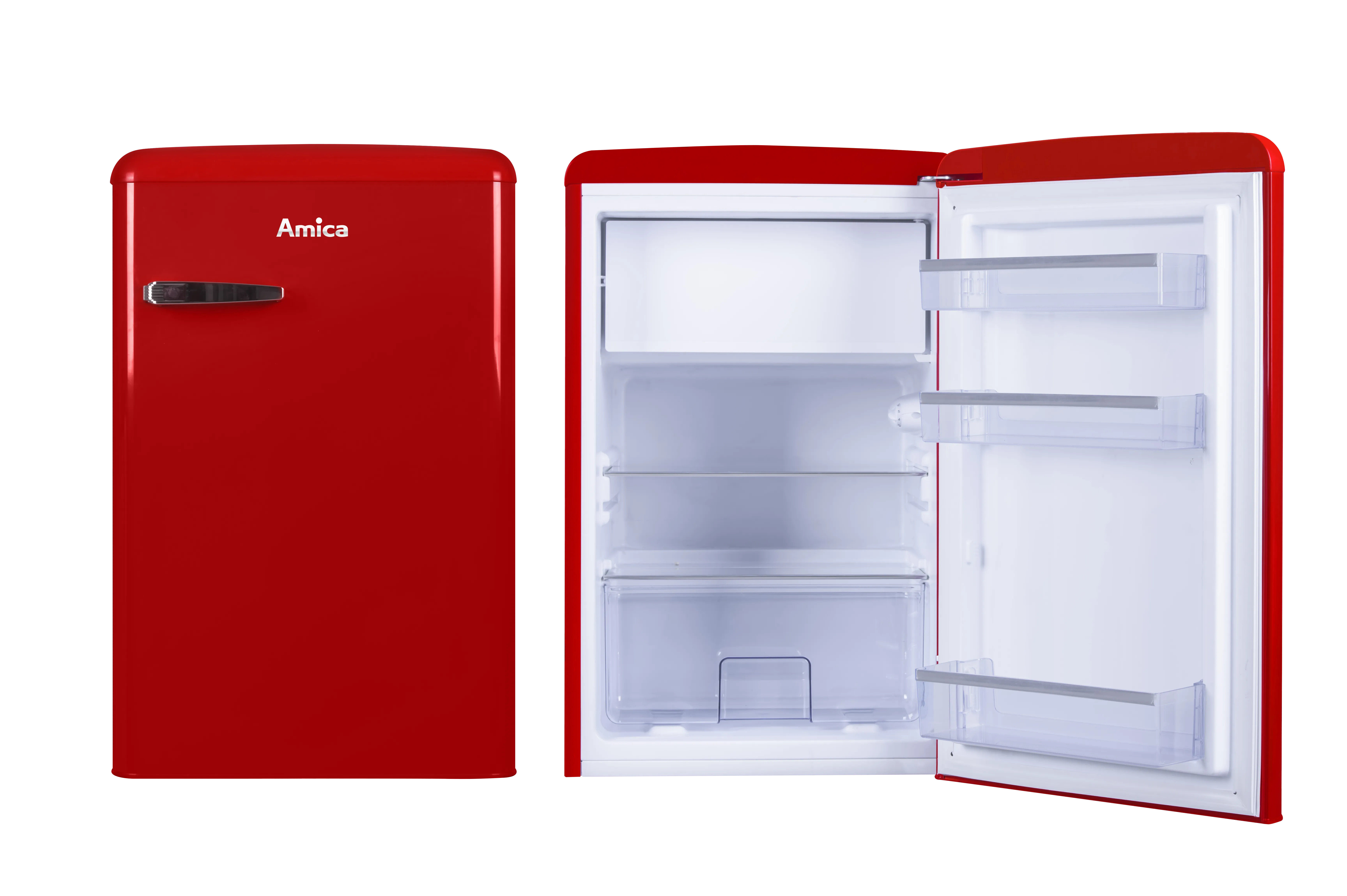 Stand-Kühlschrank mit Gefrierfach KSR 361 160 R, Chilli Red, 88 cm Stand-Kühlschrank mit Gefrierfach KSR 361 160 R, Chilli Red, 88 cm
