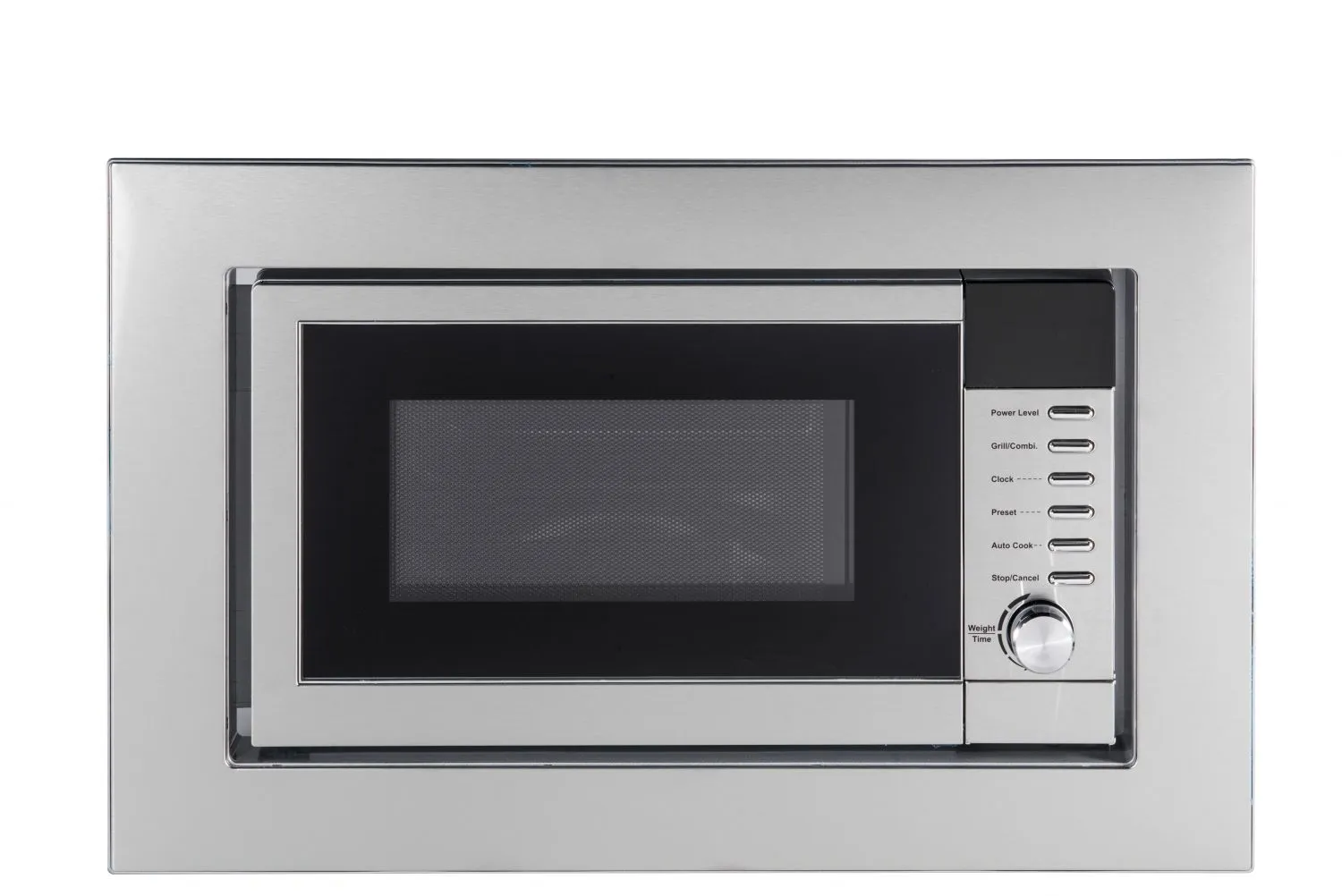 20 l Einbaumikrowelle mit Grill, Edelstahl