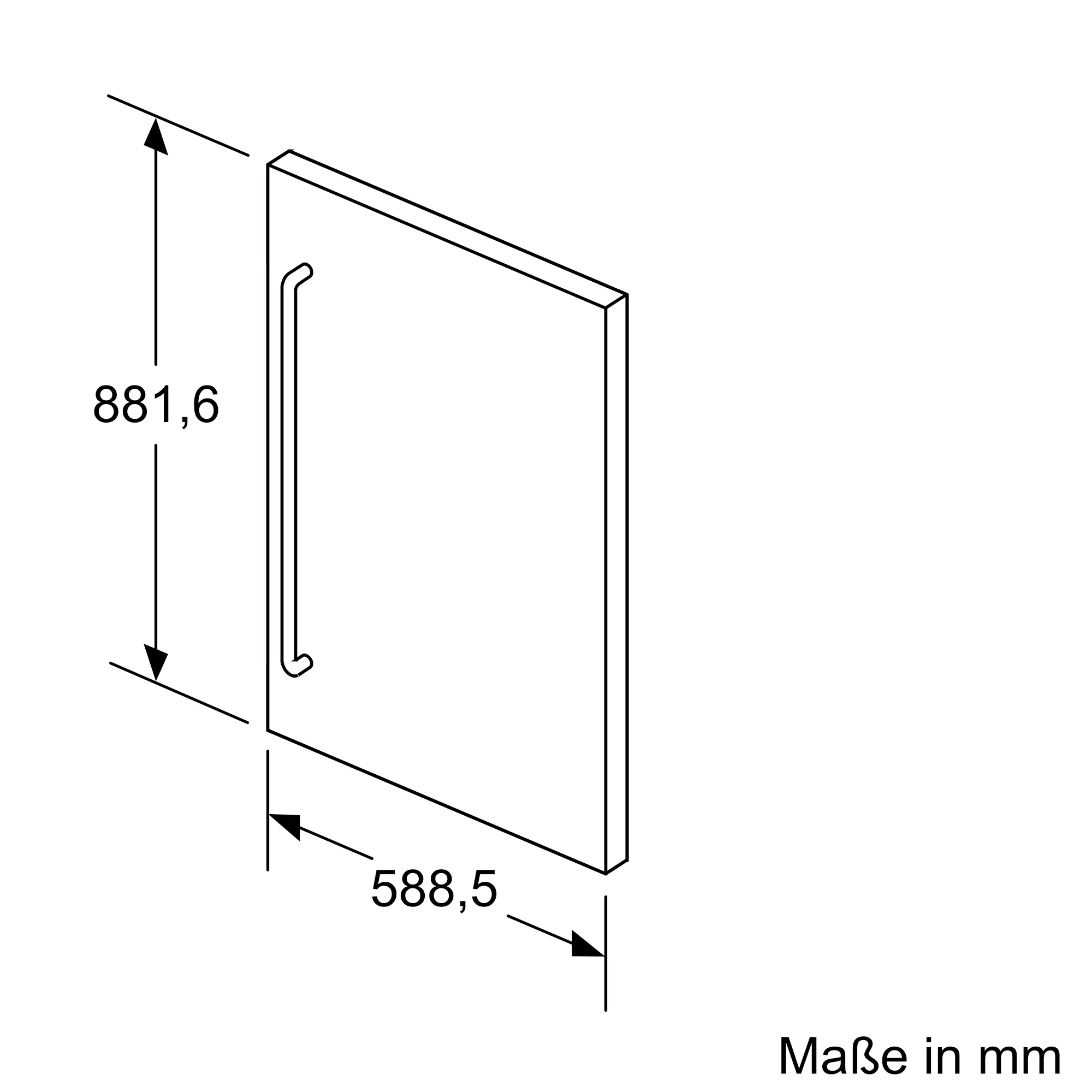 KF20ZSX0, Türpanel, 88.2 x 58.9 cm KF20ZSX0, Türpanel, 88.2 x 58.9 cm