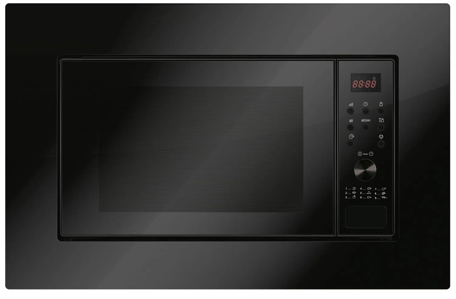 20 l Einbaumikrowelle mit Grill, Schwarz 20 l Einbaumikrowelle mit Grill, Schwarz