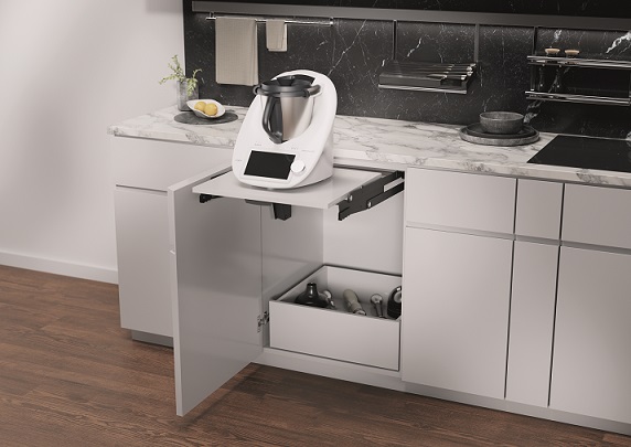 Schwenkautomatik Chef's Table, schwarzmatt