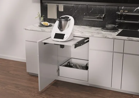 Schwenkautomatik Chef's Table, schwarzmatt Schwenkautomatik Chef's Table, schwarzmatt