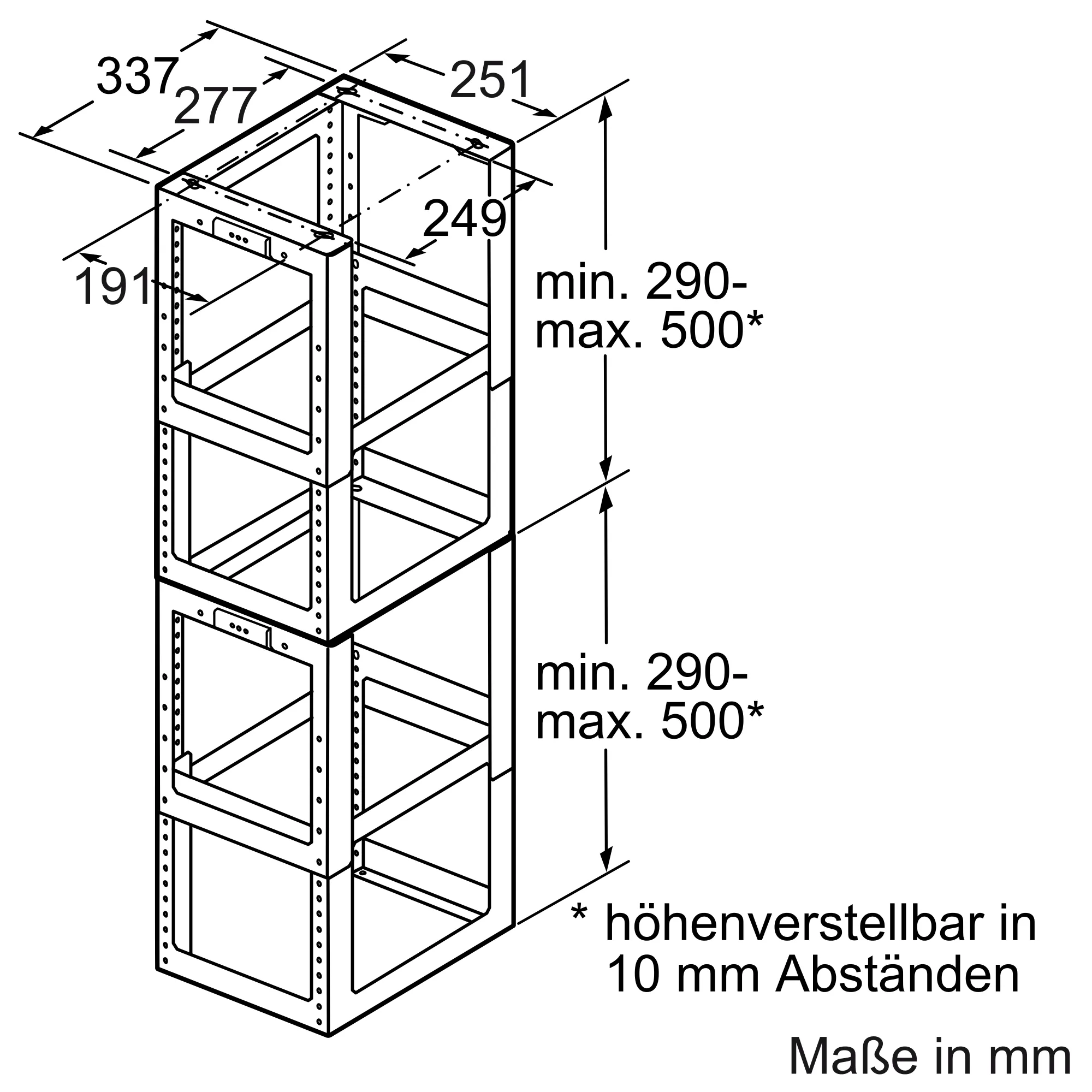  LZ12530, Montageturmverlängerung