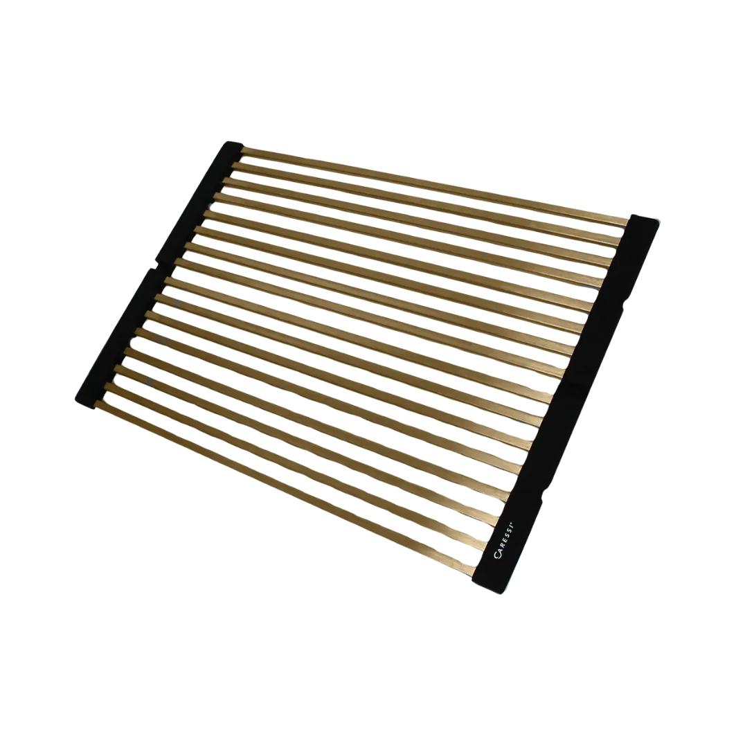 CARESSi CAFDMG Faltbares Abtropfgitter samtgold