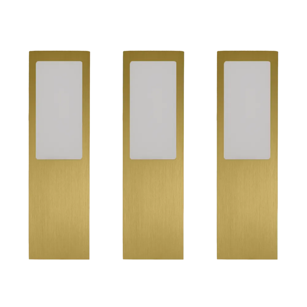 CARESSI Orion Multi Tone, Einbauleuchten-Set, 3 Spots, gold