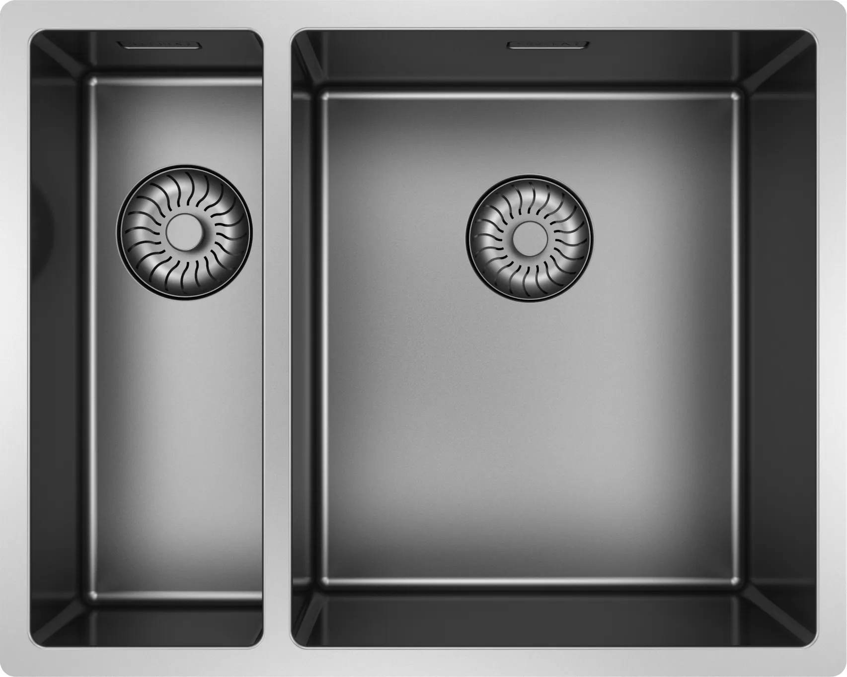 CARESSi CAPP1534R10GM Spüle Gunmetal