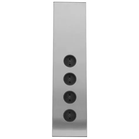 Eck-Energiebox 4 fach 460-580mm Edelstahl