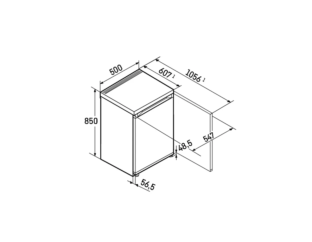 Re 1200-20, Tischkühlschrank Re 1200-20, Tischkühlschrank