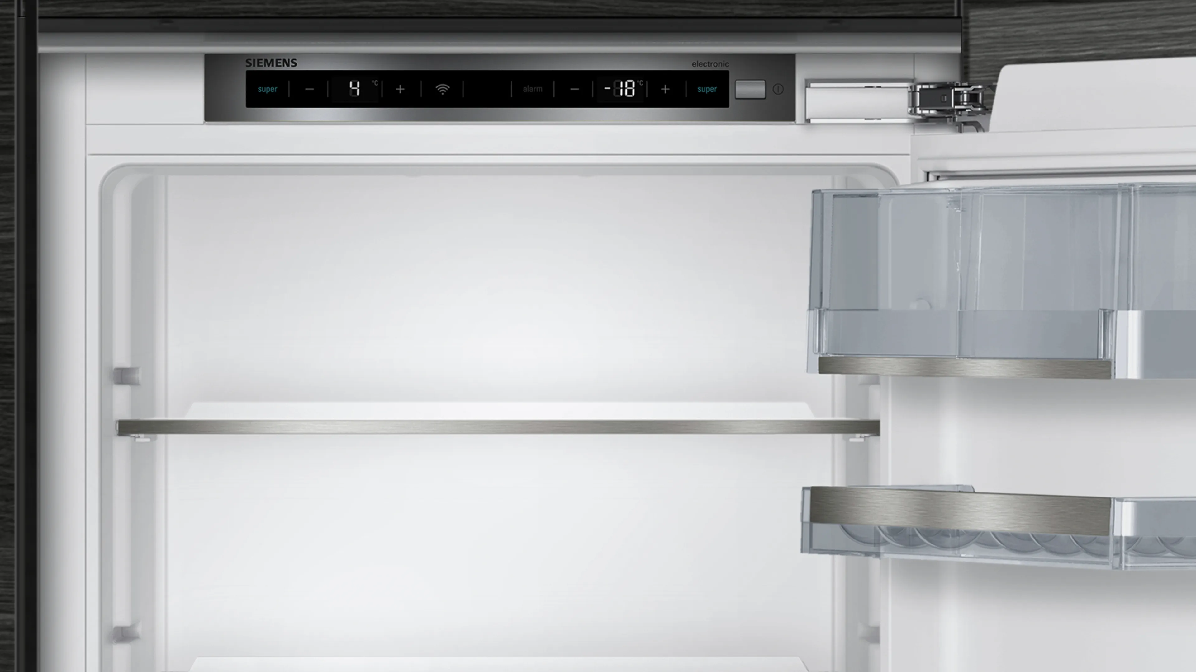 KI87SAFE0, iQ500, Einbau-Kühl-Gefrier-Kombination mit Gefrierbereich unten, 177.2 x 55.8 cm, Flachscharnier KI87SAFE0, iQ500, Einbau-Kühl-Gefrier-Kombination mit Gefrierbereich unten, 177.2 x 55.8 cm, Flachscharnier