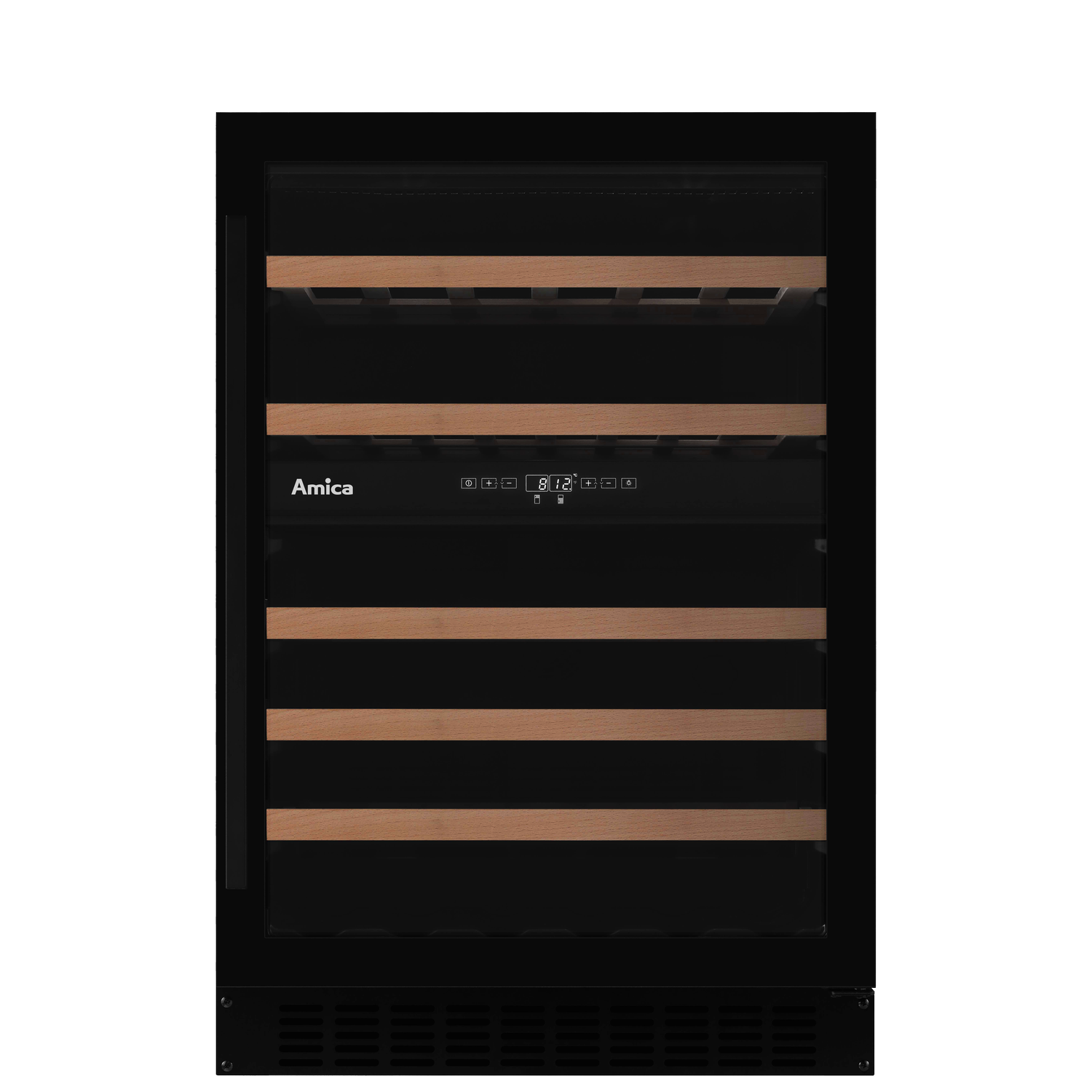 Weintemperierschrank, unterbaufähig, X-Type Design, schwarz Weintemperierschrank, unterbaufähig, X-Type Design, schwarz