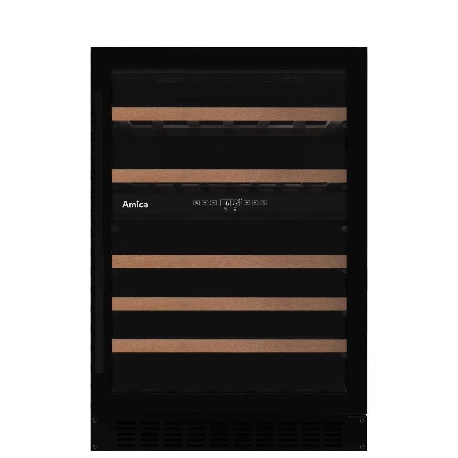 Weintemperierschrank, unterbaufähig, X-Type Design, schwarz Weintemperierschrank, unterbaufähig, X-Type Design, schwarz
