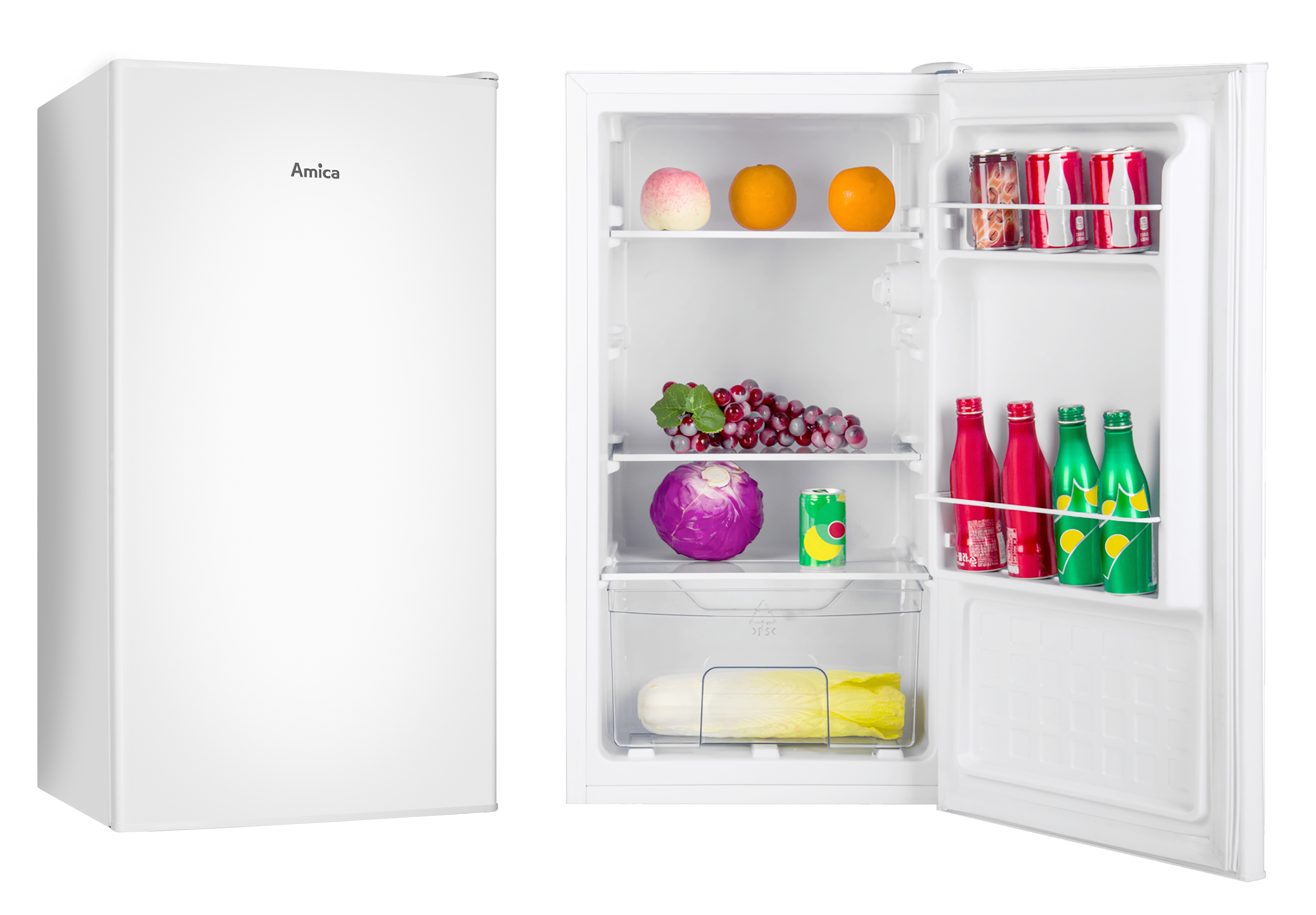 Vollraum-Stand-Kühlschrank VKS 351 116 W, weiß, 85 cm