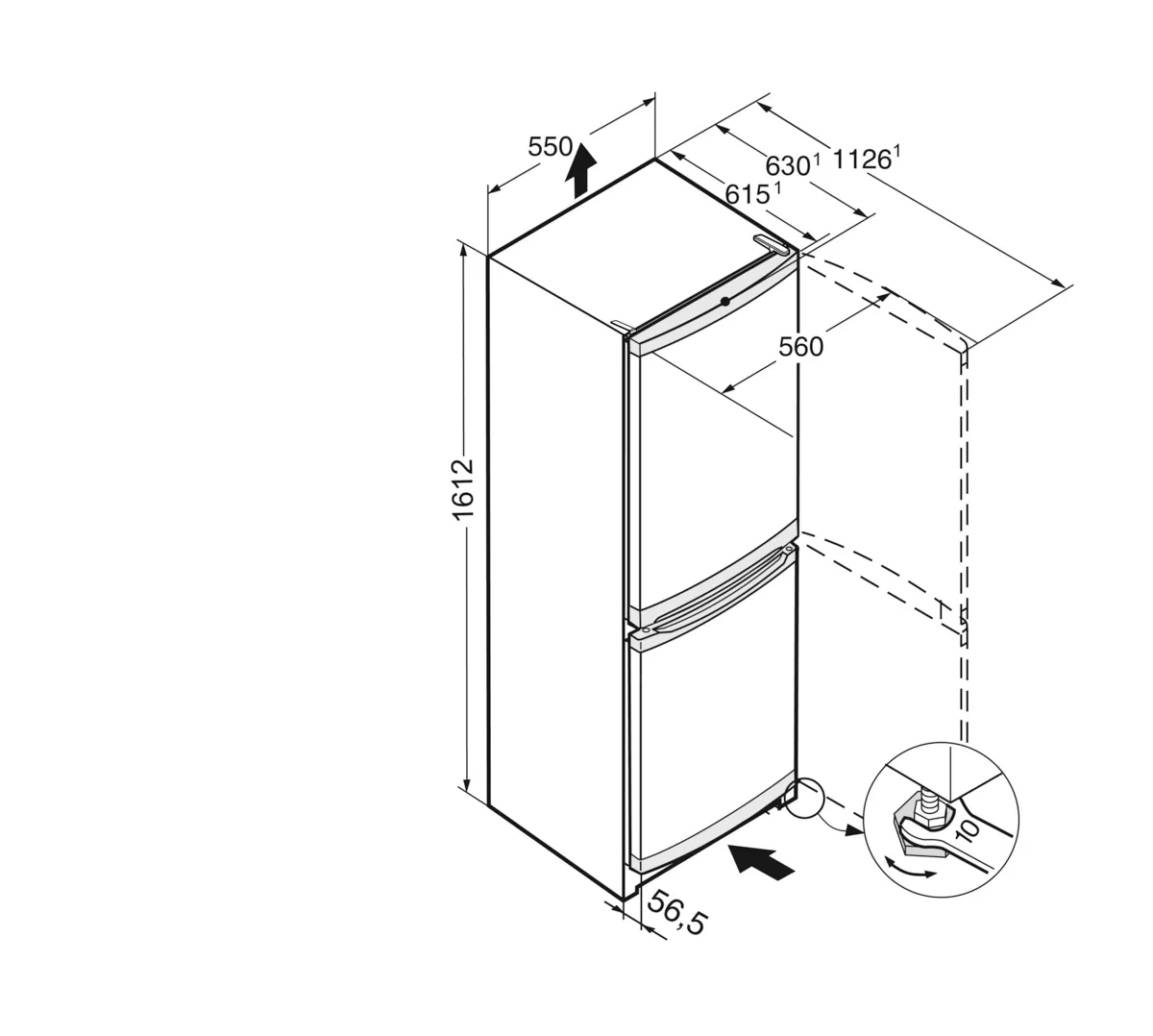 CUele 2831-26, Kühl-Gefrier-Automat mit SmartFrost CUele 2831-26, Kühl-Gefrier-Automat mit SmartFrost