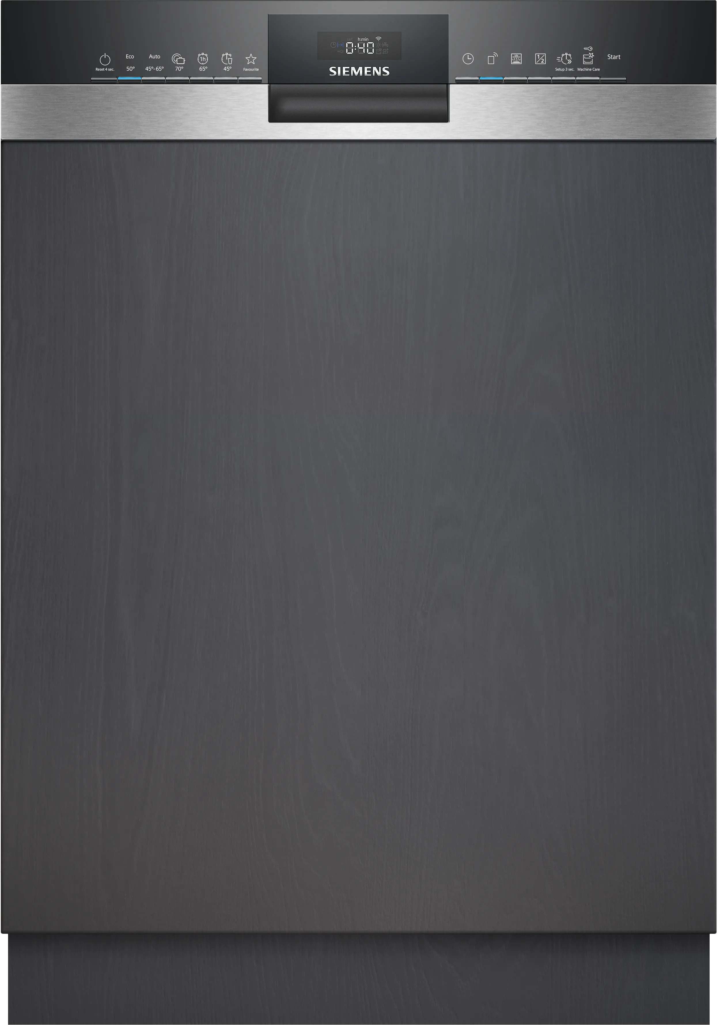  SN53HS10TE, iQ300, Teilintegrierter Geschirrspüler, 60 cm, Gebürsteter Stahl