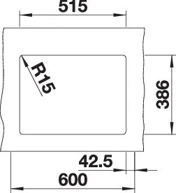523741, BLANCO SUBLINE 350/150-U 523741, BLANCO SUBLINE 350/150-U