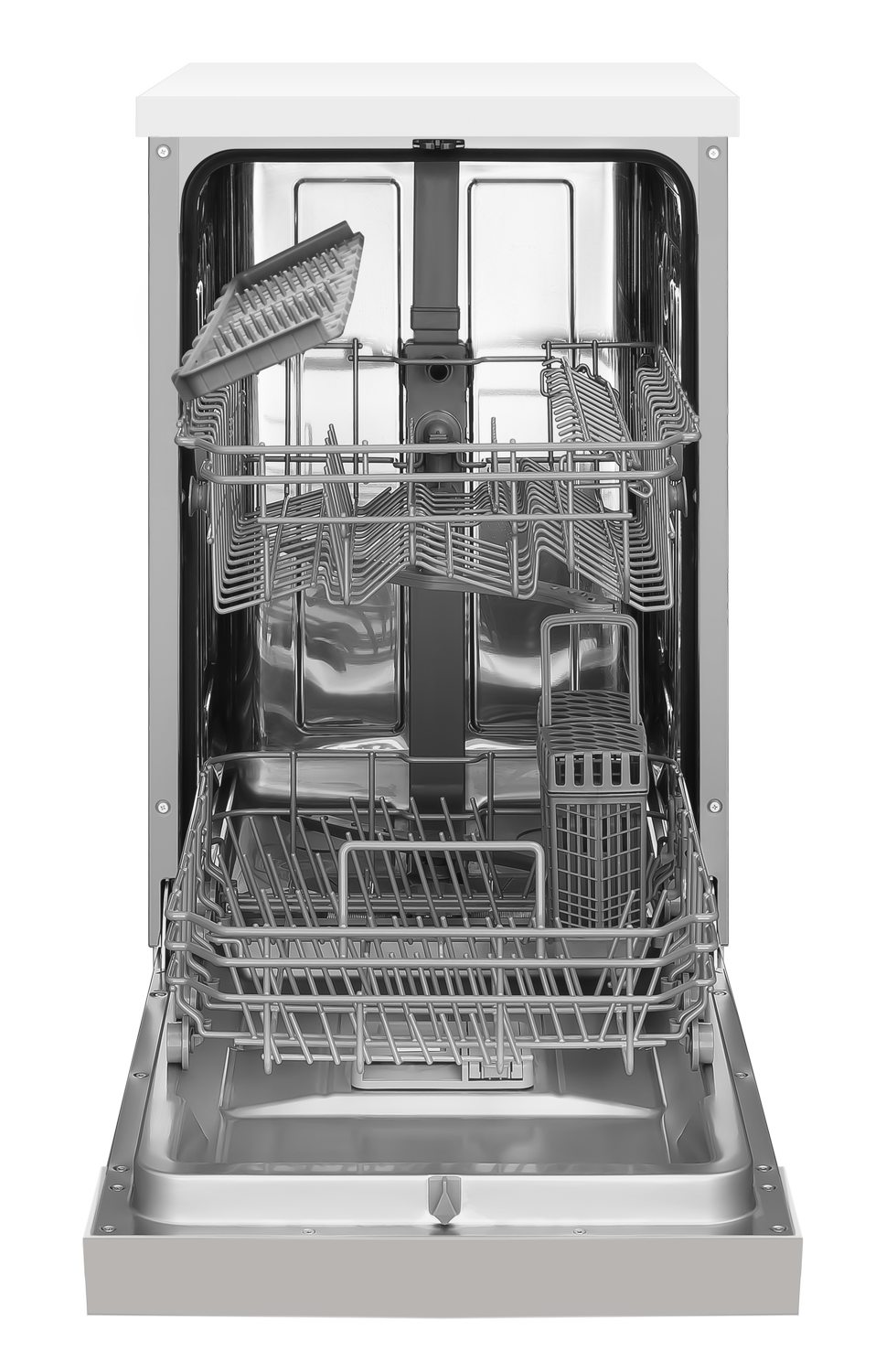 Unterbau-Geschirrspüler, Edelstahl, 45cm