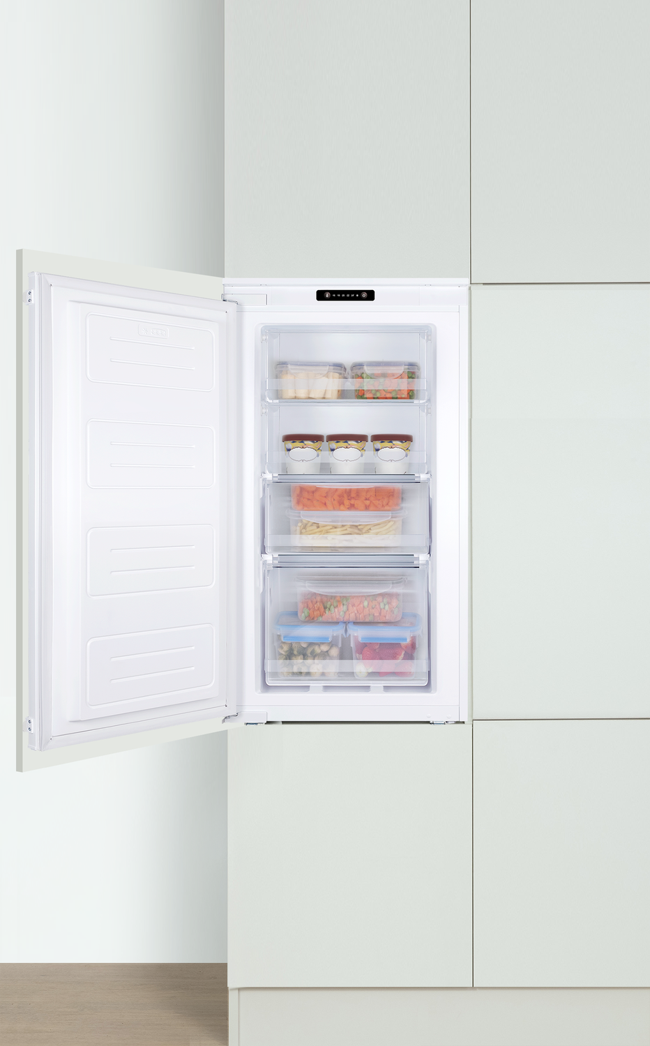 Gefrierschrank, 880 mm Nische, Schlepptür-Technik