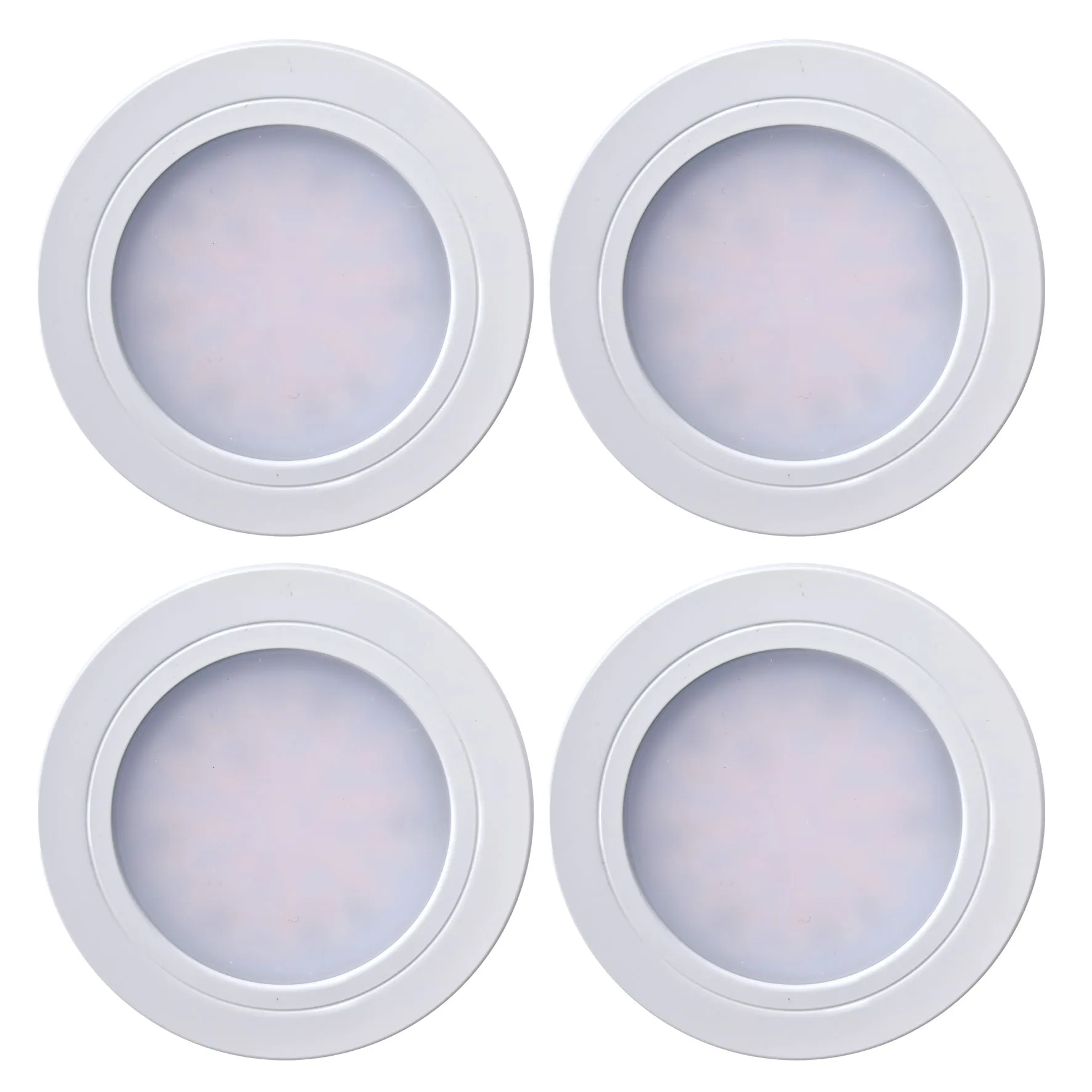 CARESSI Skye 58 Multi Tone Einbauleuchten-Set, 4 Spots, weiß