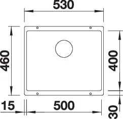 525995, BLANCO SUBLINE 500-U 525995, BLANCO SUBLINE 500-U