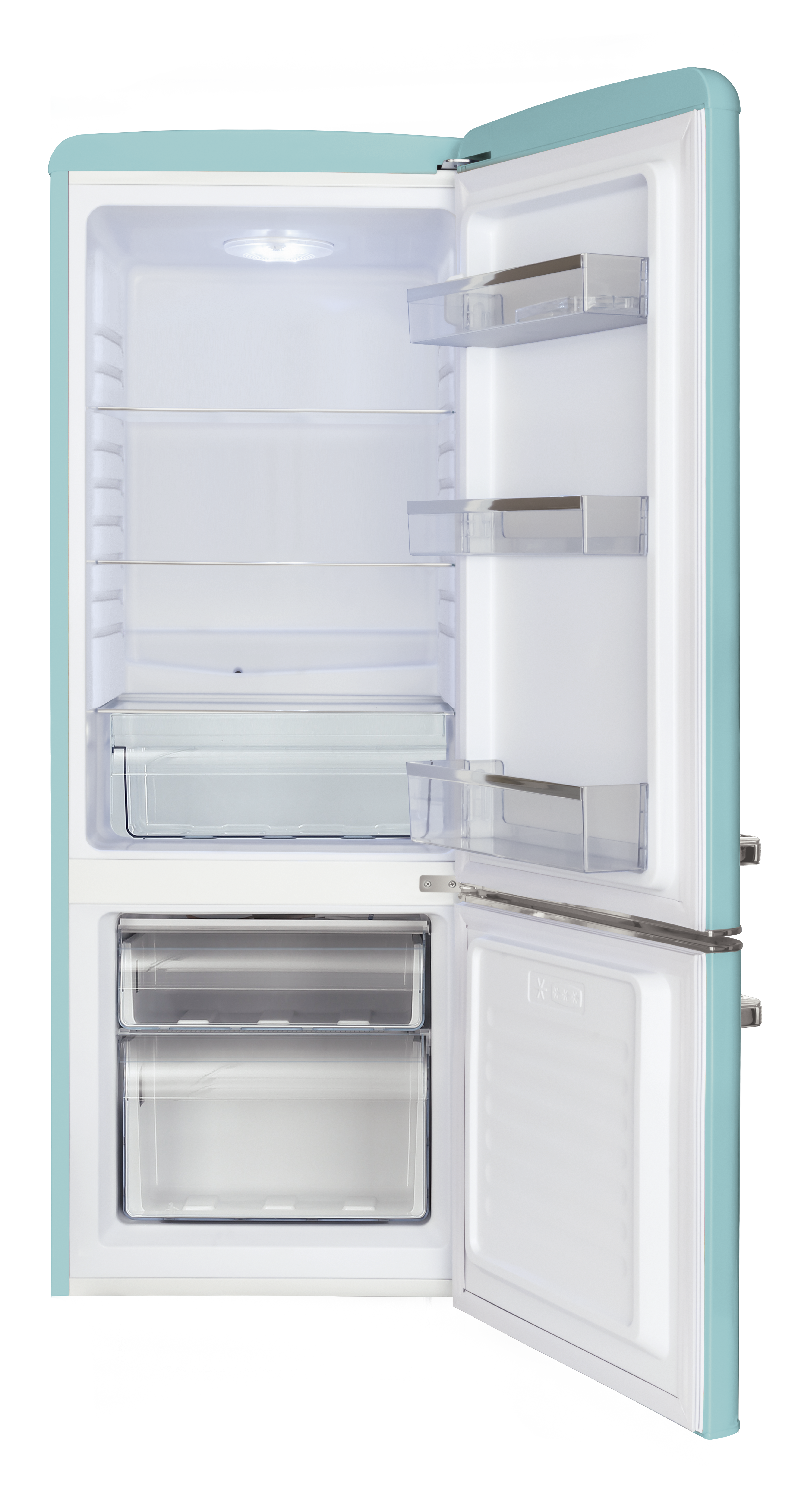 Stand-Kühl-Gefrierkombination KGCR 384 150 T, Ice Blue, 145 cm