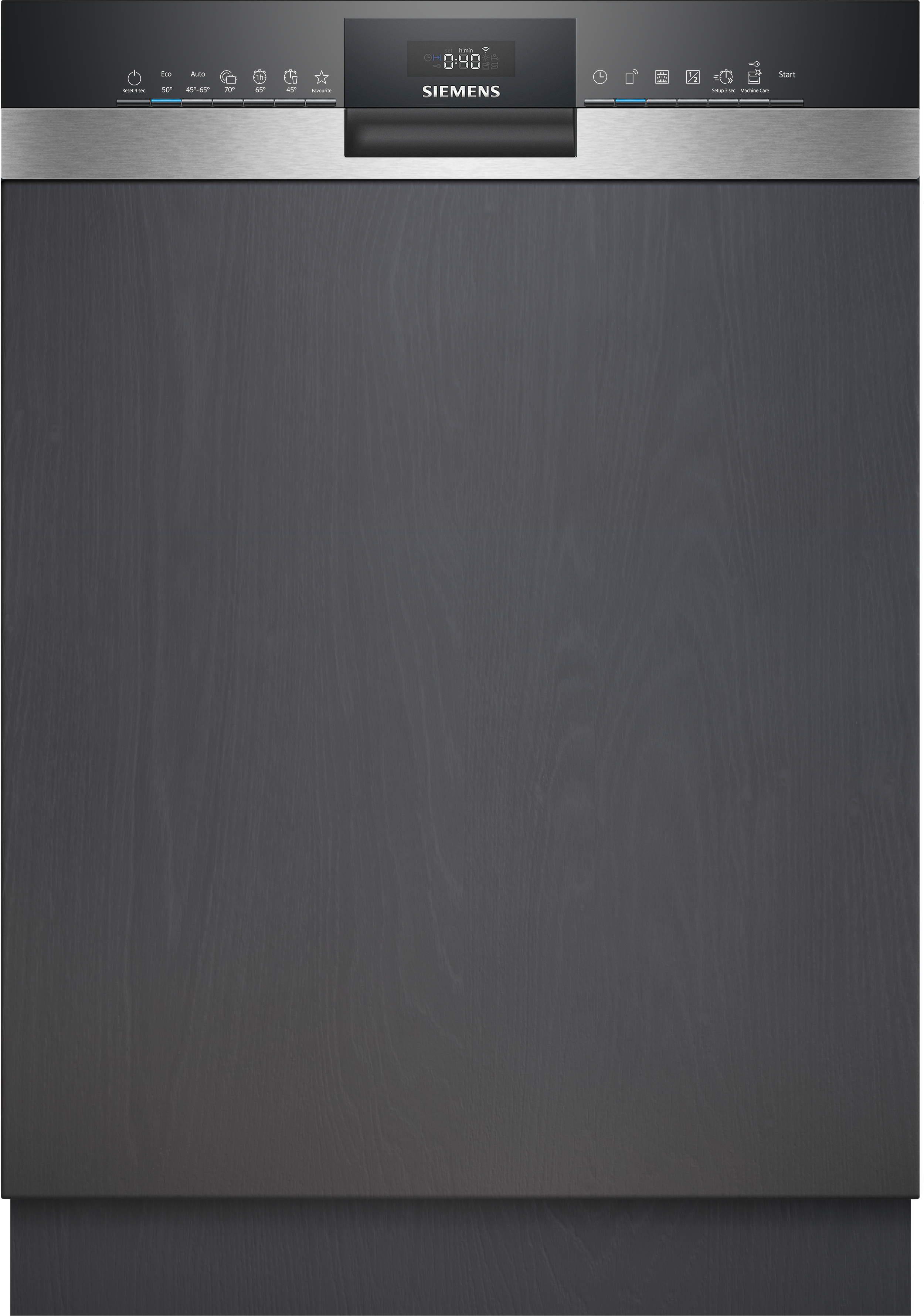  SN53ES04TE, iQ300,  Teilintegrierter Geschirrspüler,  60 cm,  Gebürsteter Stahl