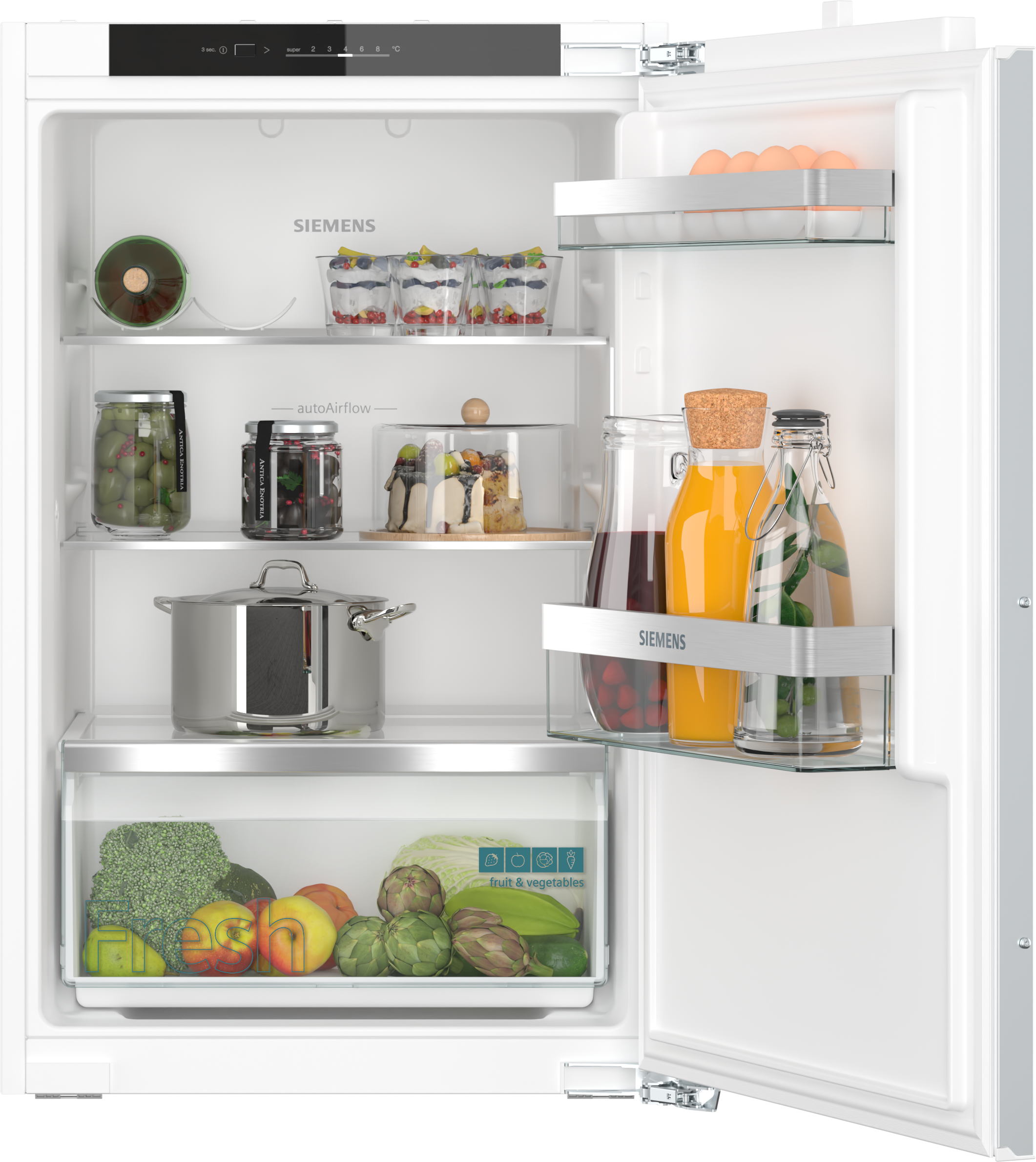  KI21RVFE0, iQ300,  Einbau-Kühlschrank,  88 x 56 cm,  Flachscharnier