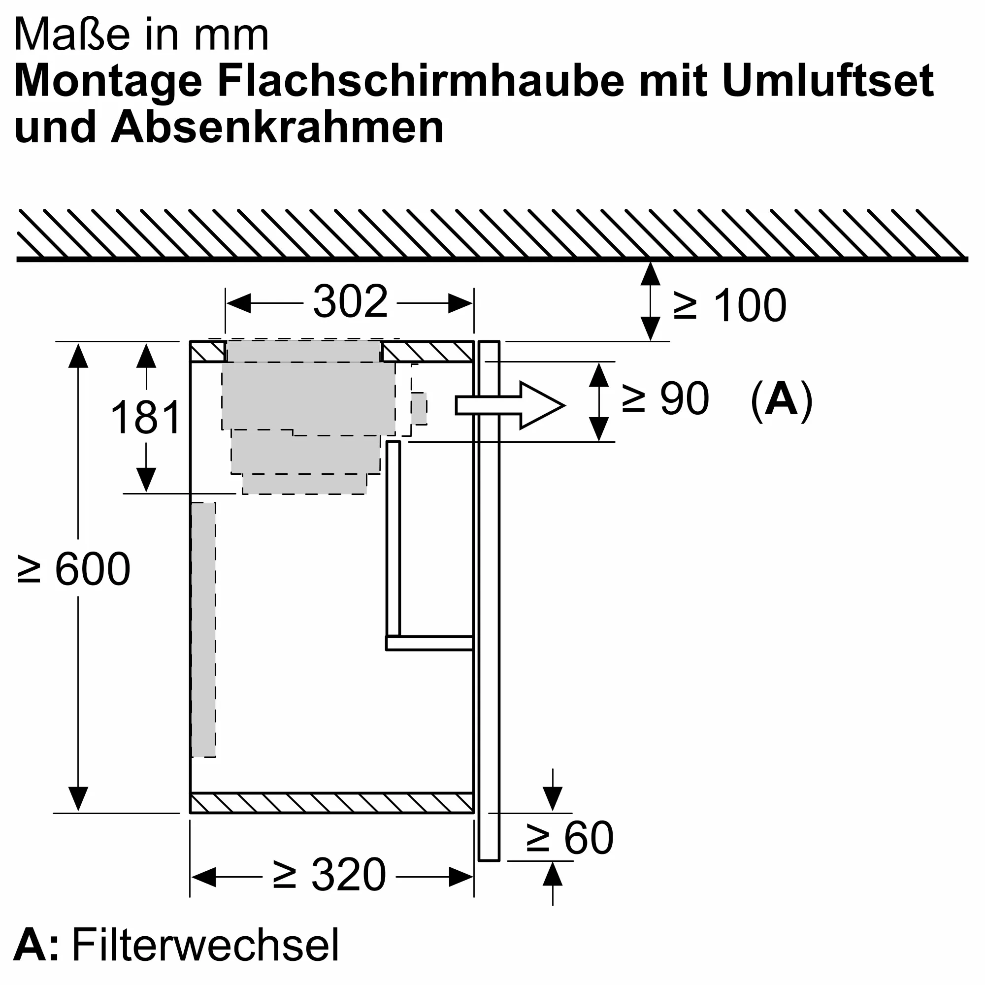 LZ49601, Absenkrahmen LZ49601, Absenkrahmen