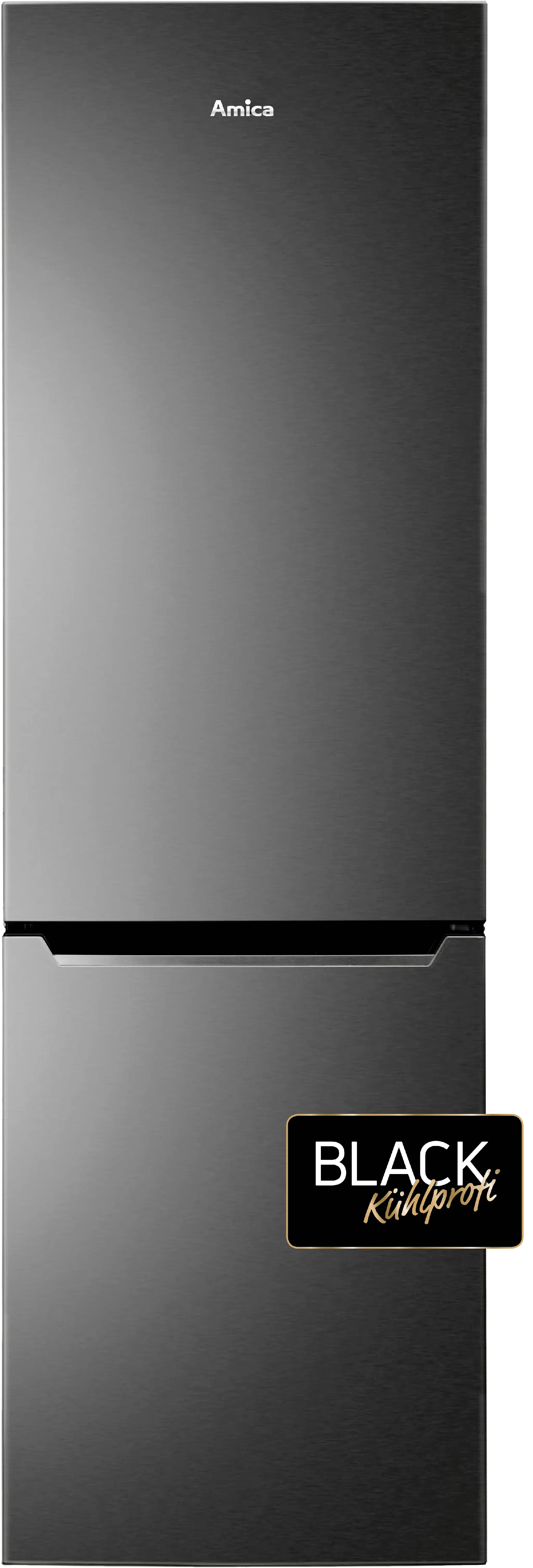 Stand-Kühl-Gefrierkombination KGCL 387 150 S, schwarze Edelstahloptik, 176 cm