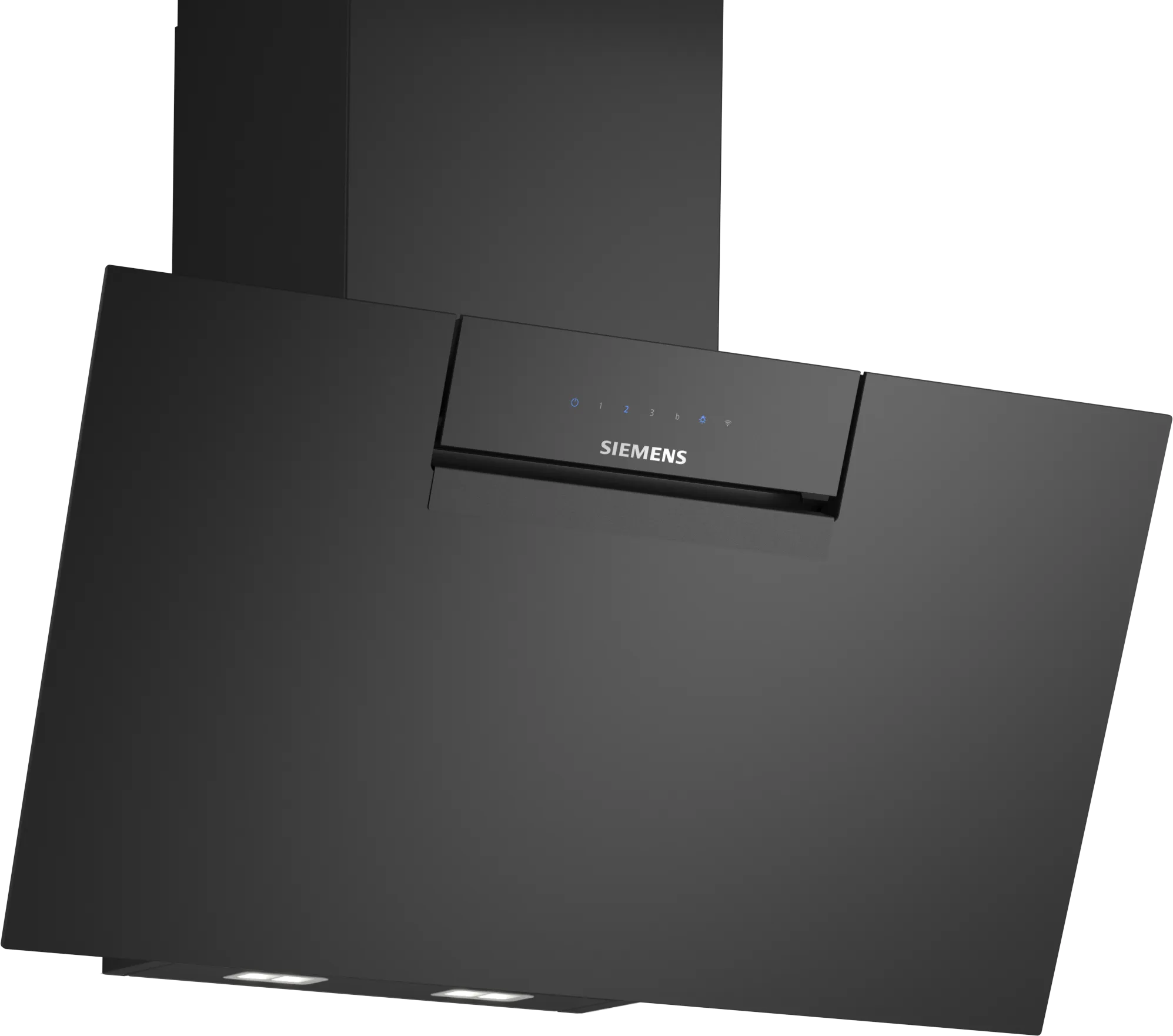  LC87KFN60, iQ300, Wandesse, 80 cm, Klarglas schwarz bedruckt