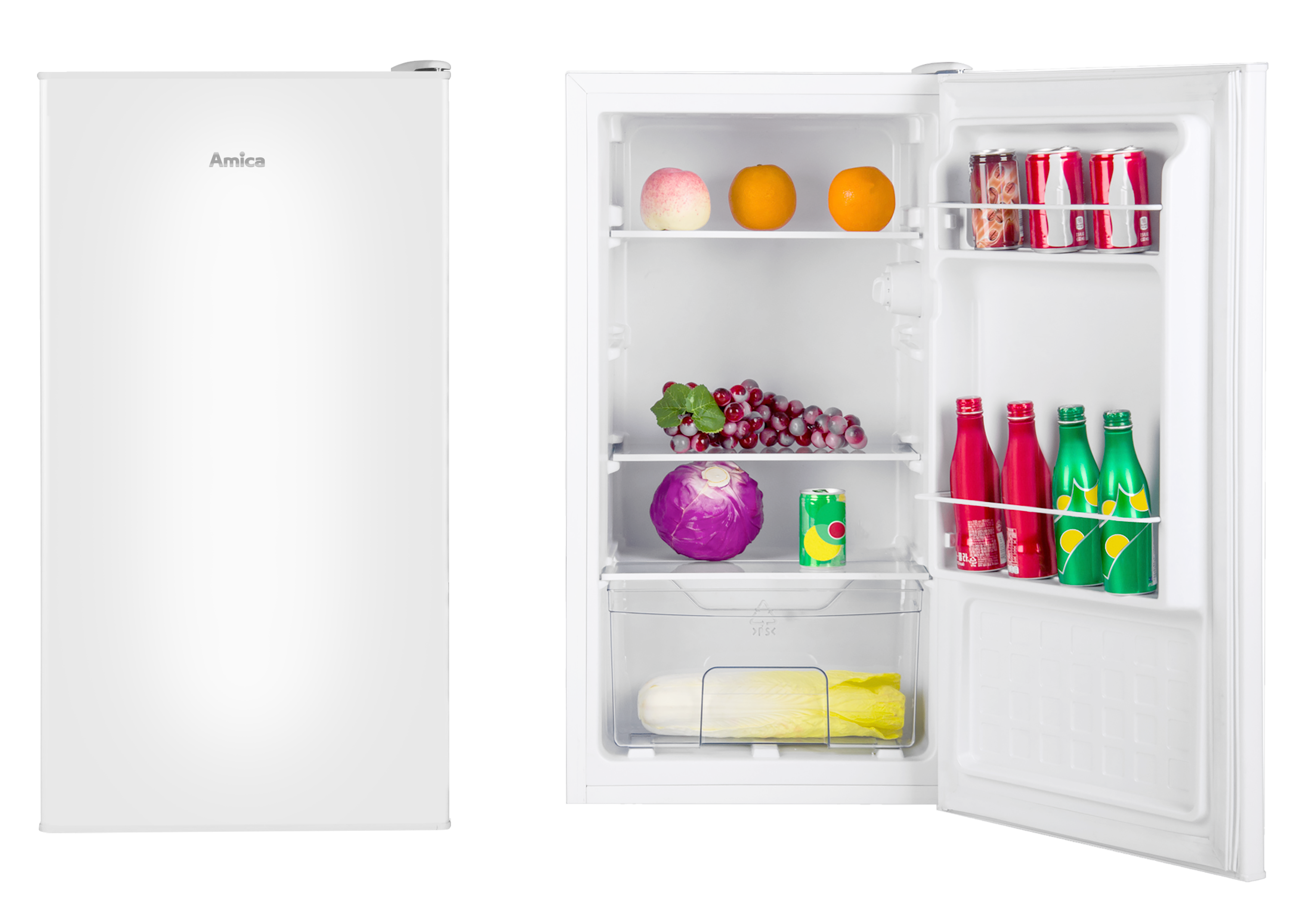 Vollraum-Stand-Kühlschrank VKS 351 116 W, weiß, 85 cm