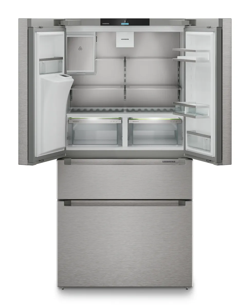 MBsddi 9528-20, French-Door-Kühl-Gefrierkombination mit 2 Gefrierschubladen und Wasser- und Eiswürfelspender MBsddi 9528-20, French-Door-Kühl-Gefrierkombination mit 2 Gefrierschubladen und Wasser- und Eiswürfelspender