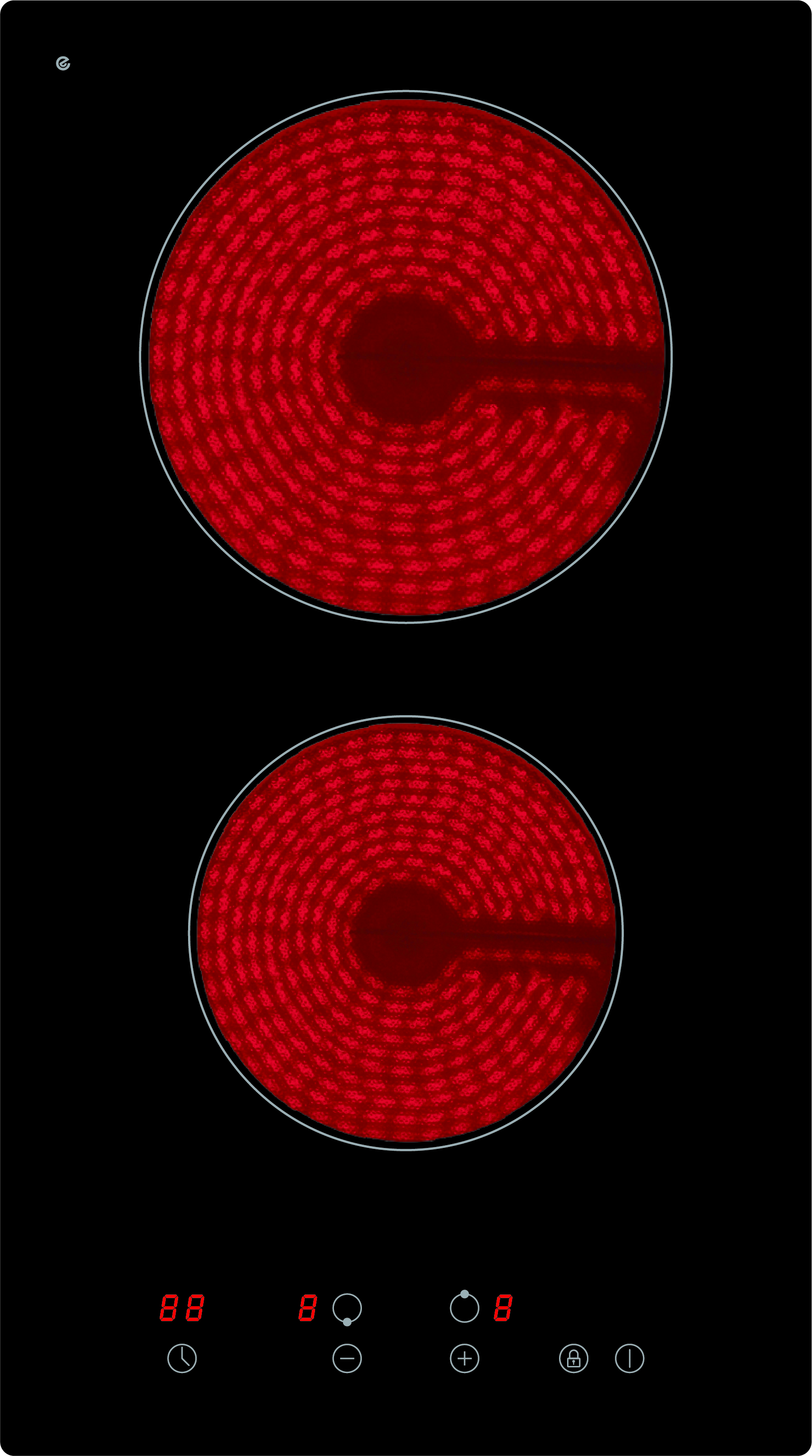 PKM Glaskeramik-Doppelkochplatte EB-DCF-2X PKM Glaskeramik-Doppelkochplatte EB-DCF-2X