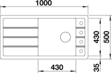 525896, BLANCO FARON XL 6 S