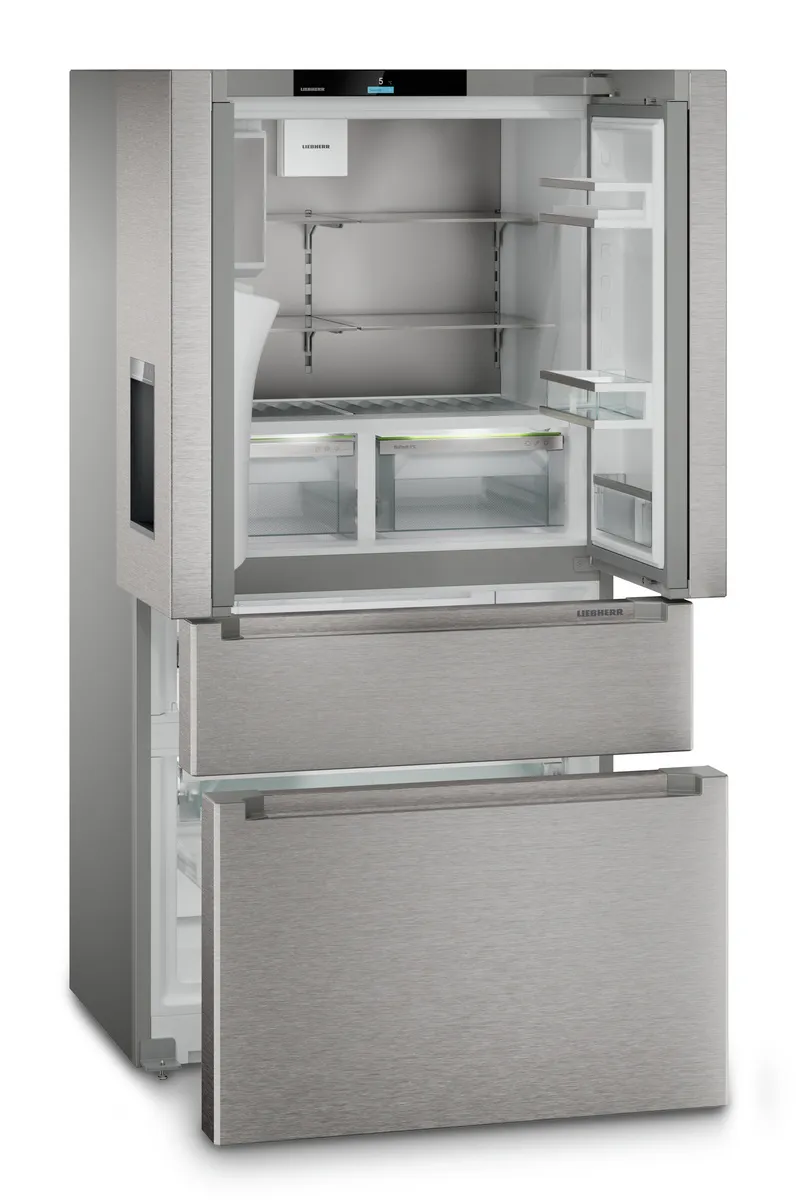 MBsddi 9528-20, French-Door-Kühl-Gefrierkombination mit 2 Gefrierschubladen und Wasser- und Eiswürfelspender MBsddi 9528-20, French-Door-Kühl-Gefrierkombination mit 2 Gefrierschubladen und Wasser- und Eiswürfelspender