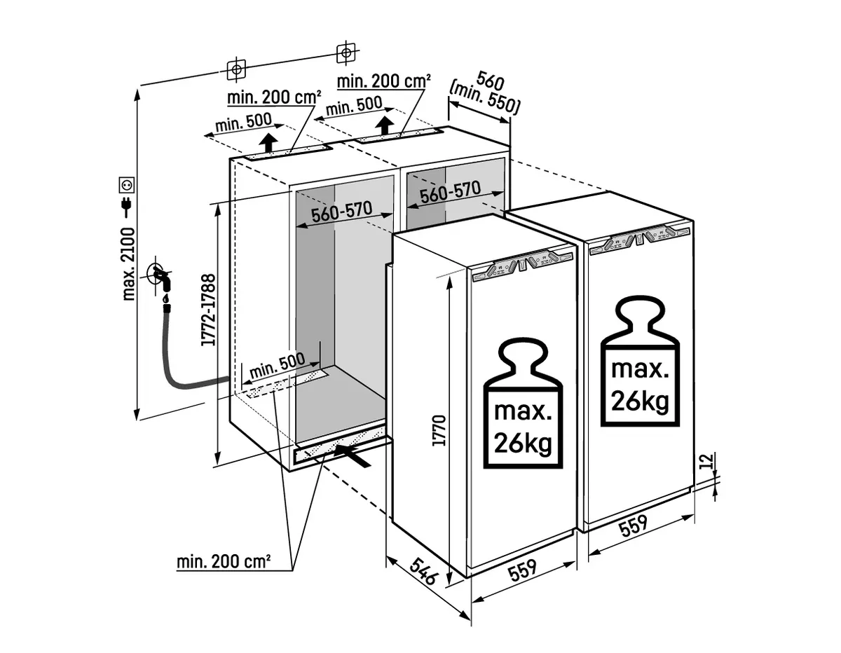 IXRF 5175-22, Side-by-Side-Kombination IXRF 5175-22, Side-by-Side-Kombination