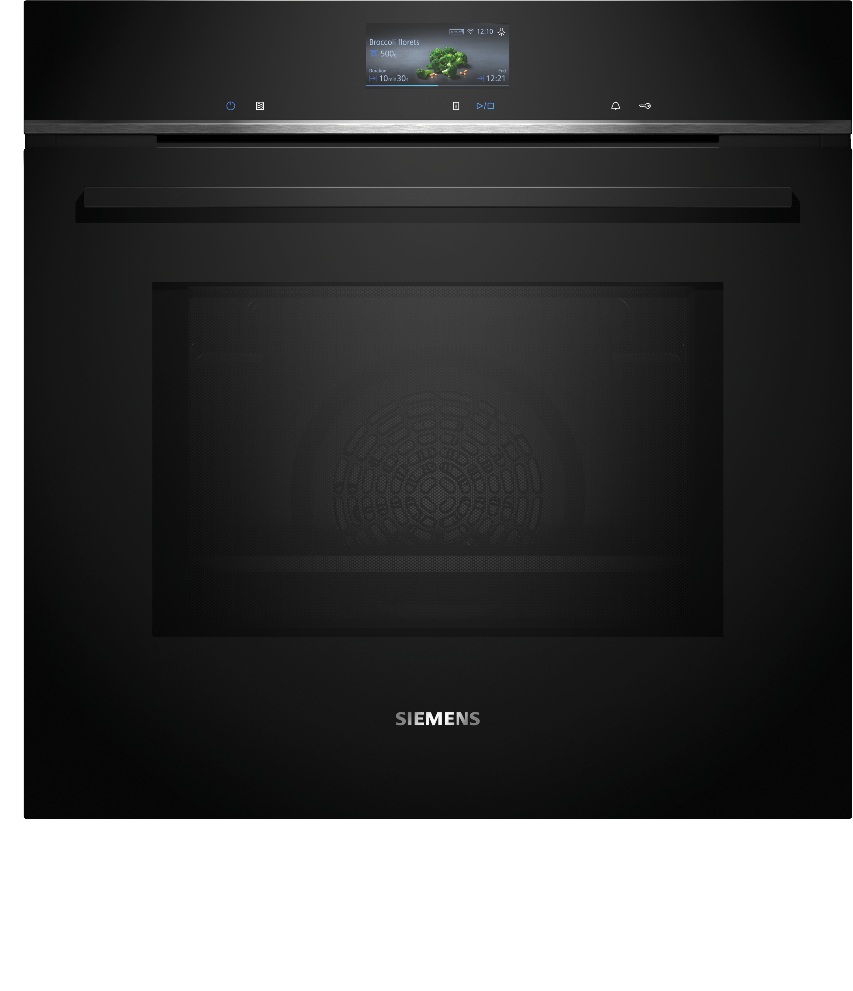  HM776GKB1, iQ700,  Einbau-Backofen mit Mikrowellenfunktion,  60 x 60 cm,  Schwarz,  Edelstahl