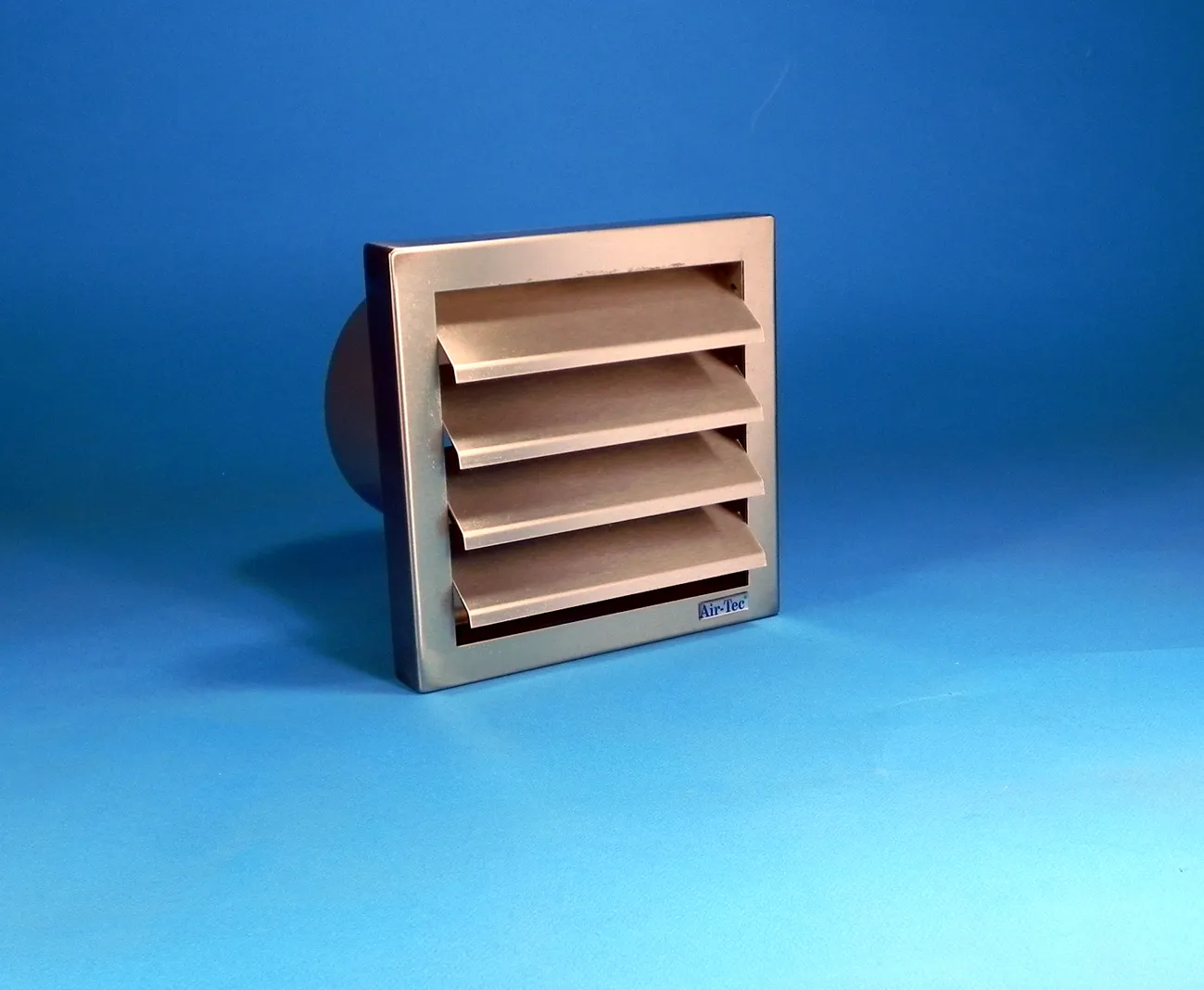 Edelstahl Außengitter, rund, 150er