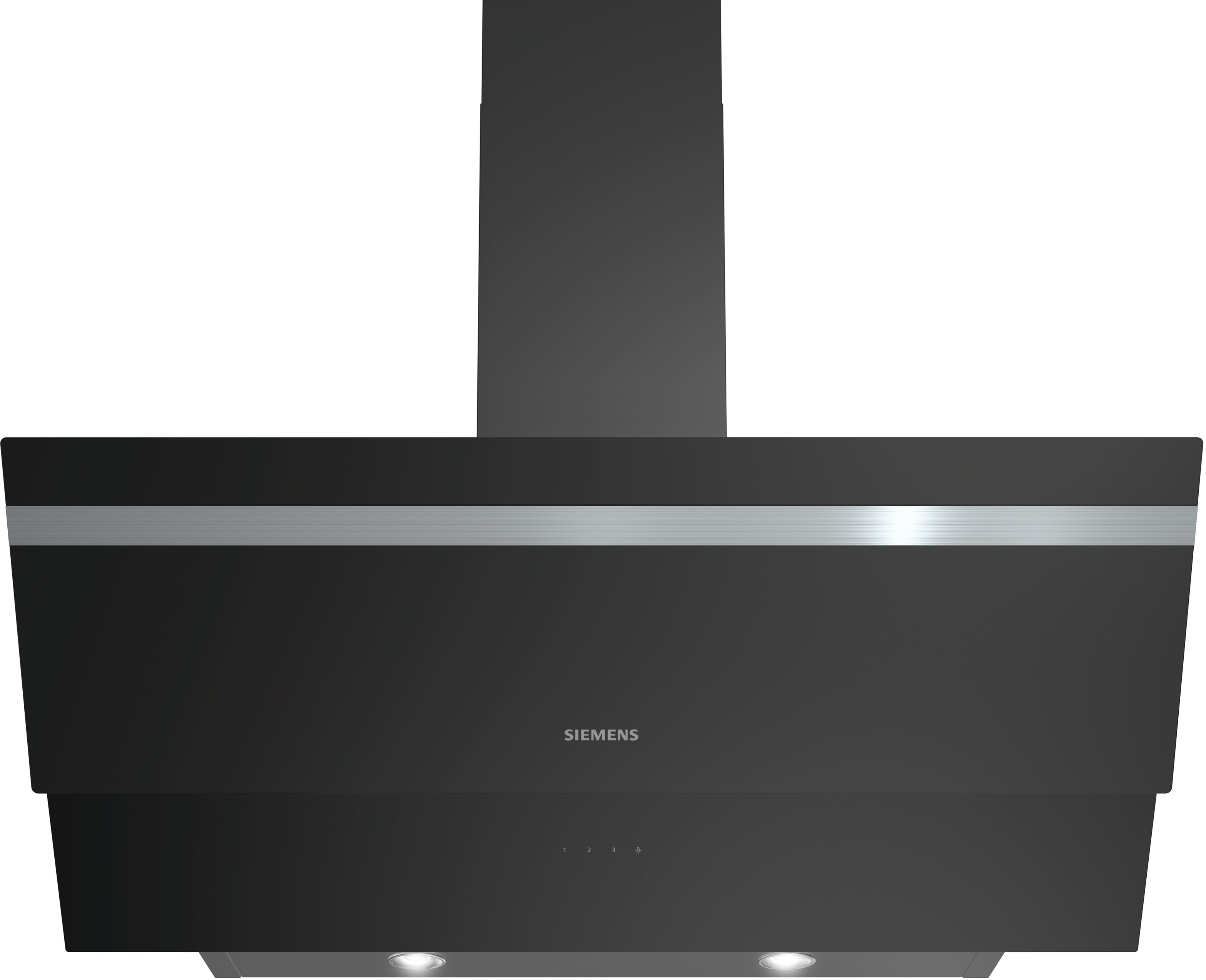  LC95KA670, iQ100,  Wandesse,  90 cm,  Klarglas schwarz bedruckt