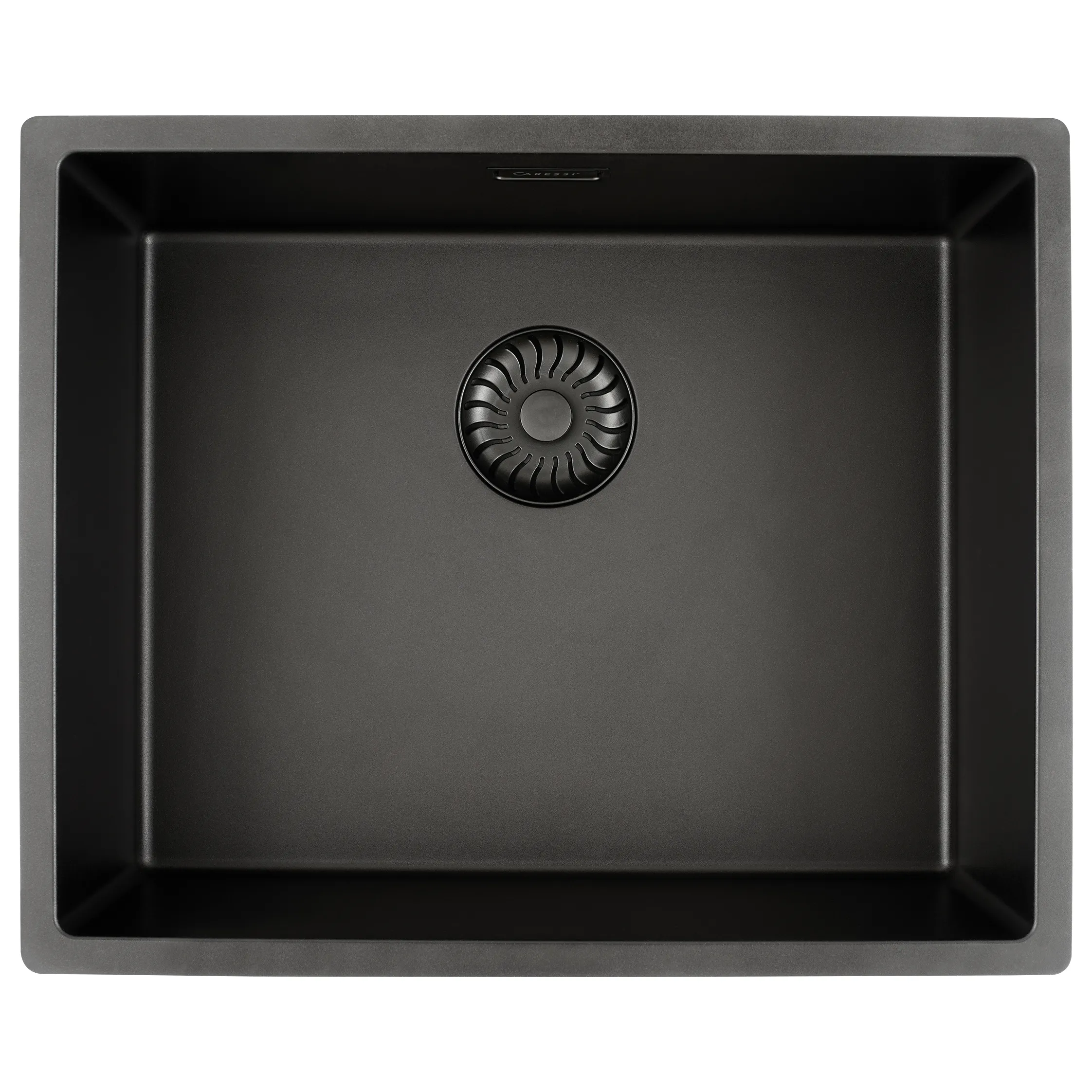 CARESSi CAGRPP50BK-FL Einzelbecken 60er tiefschwarz flächenbündi