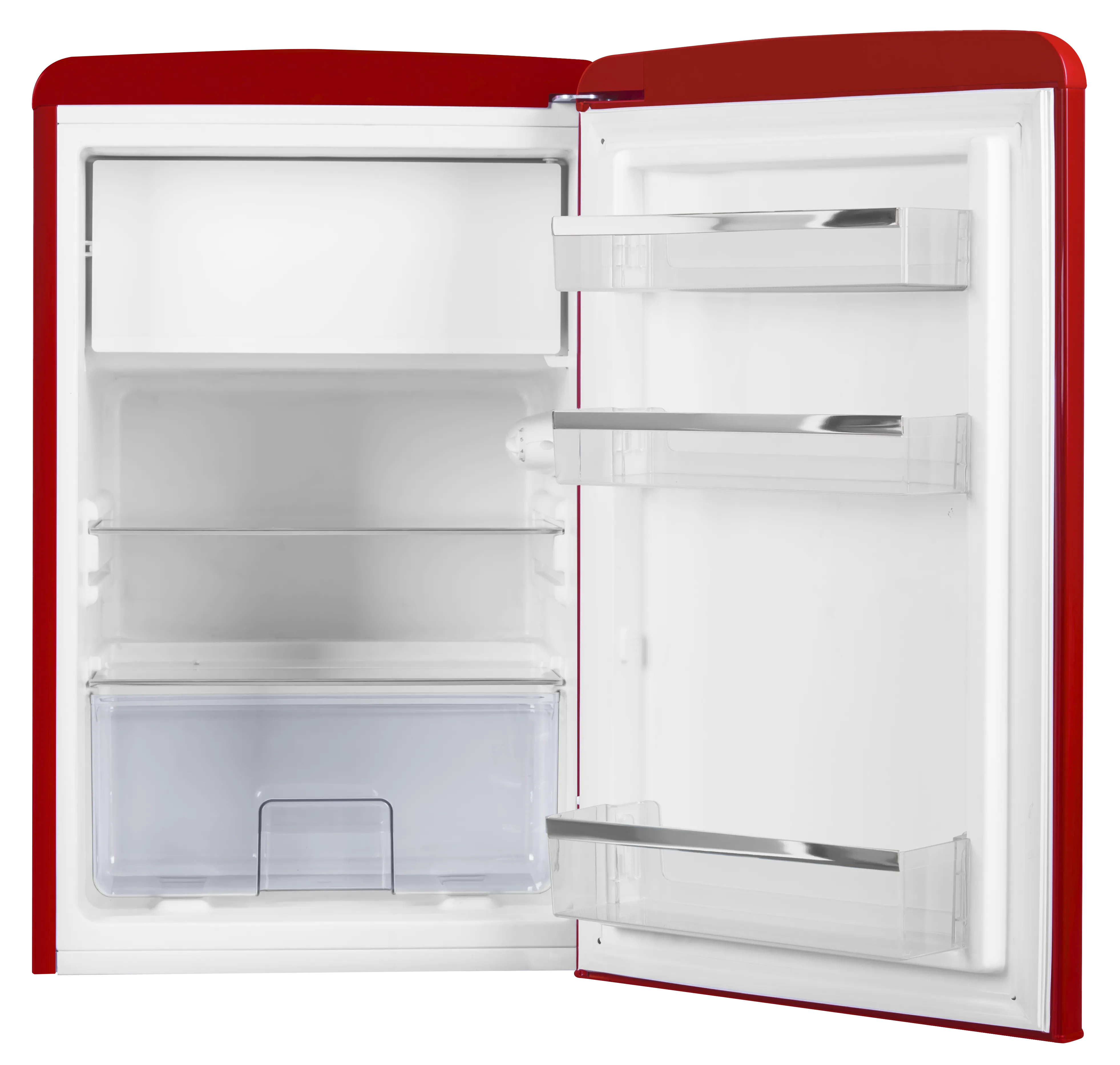 Stand-Kühlschrank mit Gefrierfach KSR 361 160 R, Chilli Red, 88 cm Stand-Kühlschrank mit Gefrierfach KSR 361 160 R, Chilli Red, 88 cm