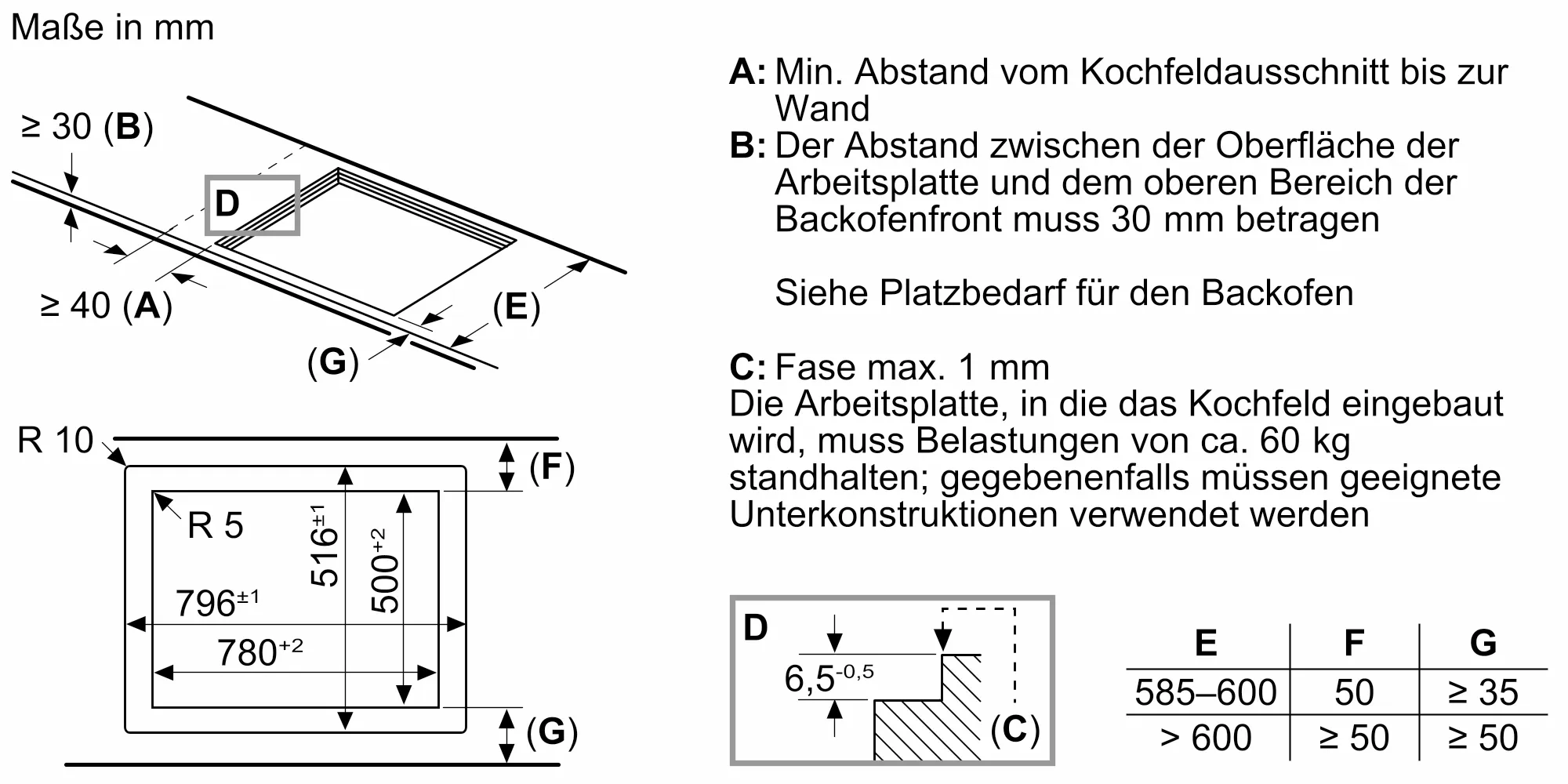  EH801HFB1E, iQ300, Induktionskochfeld, 80 cm, Schwarz, flächenbündig (integriert)