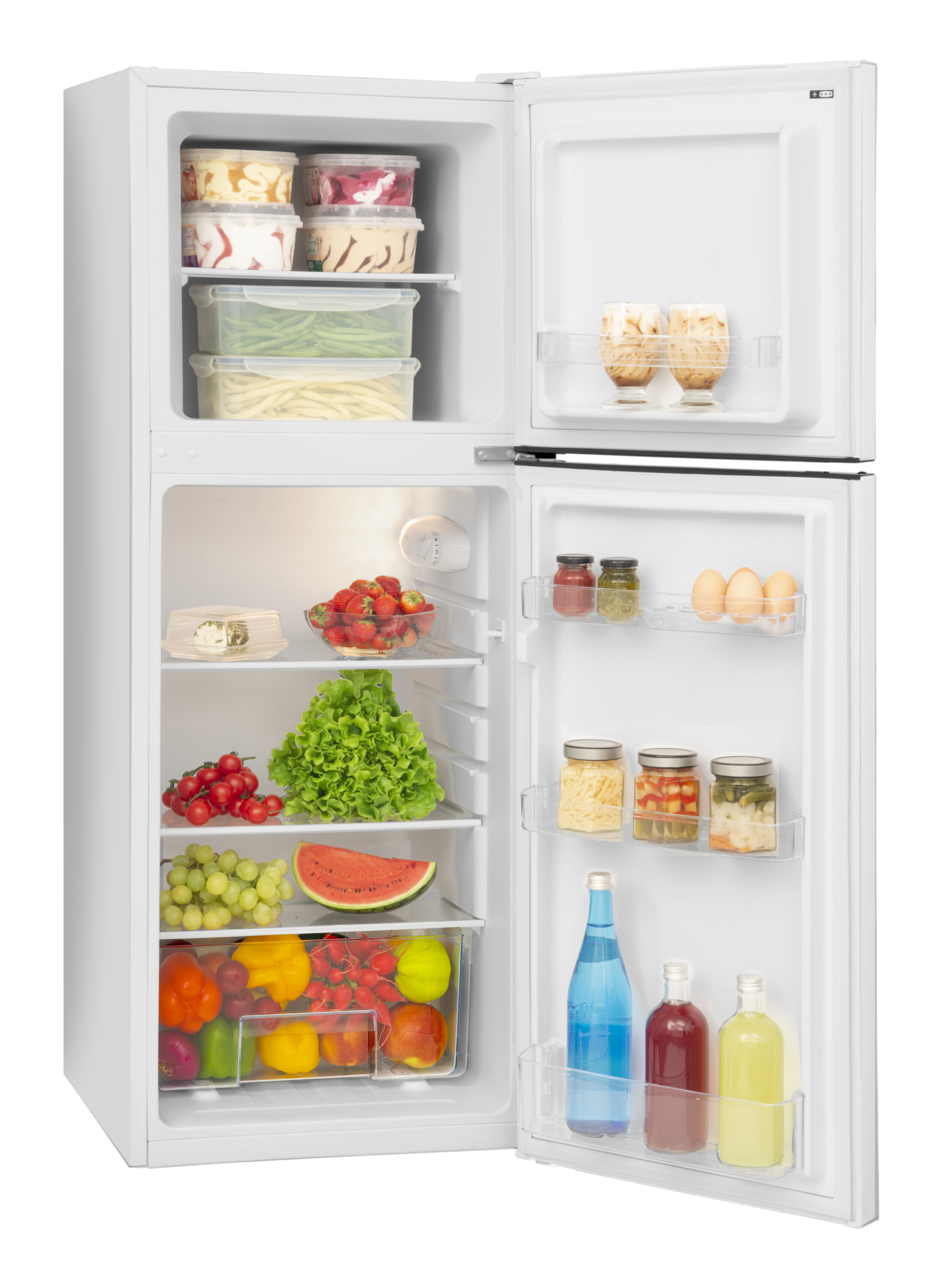 Stand-Kühl-Gefrierkombination DT 372 150 W, weiß, 128 cm