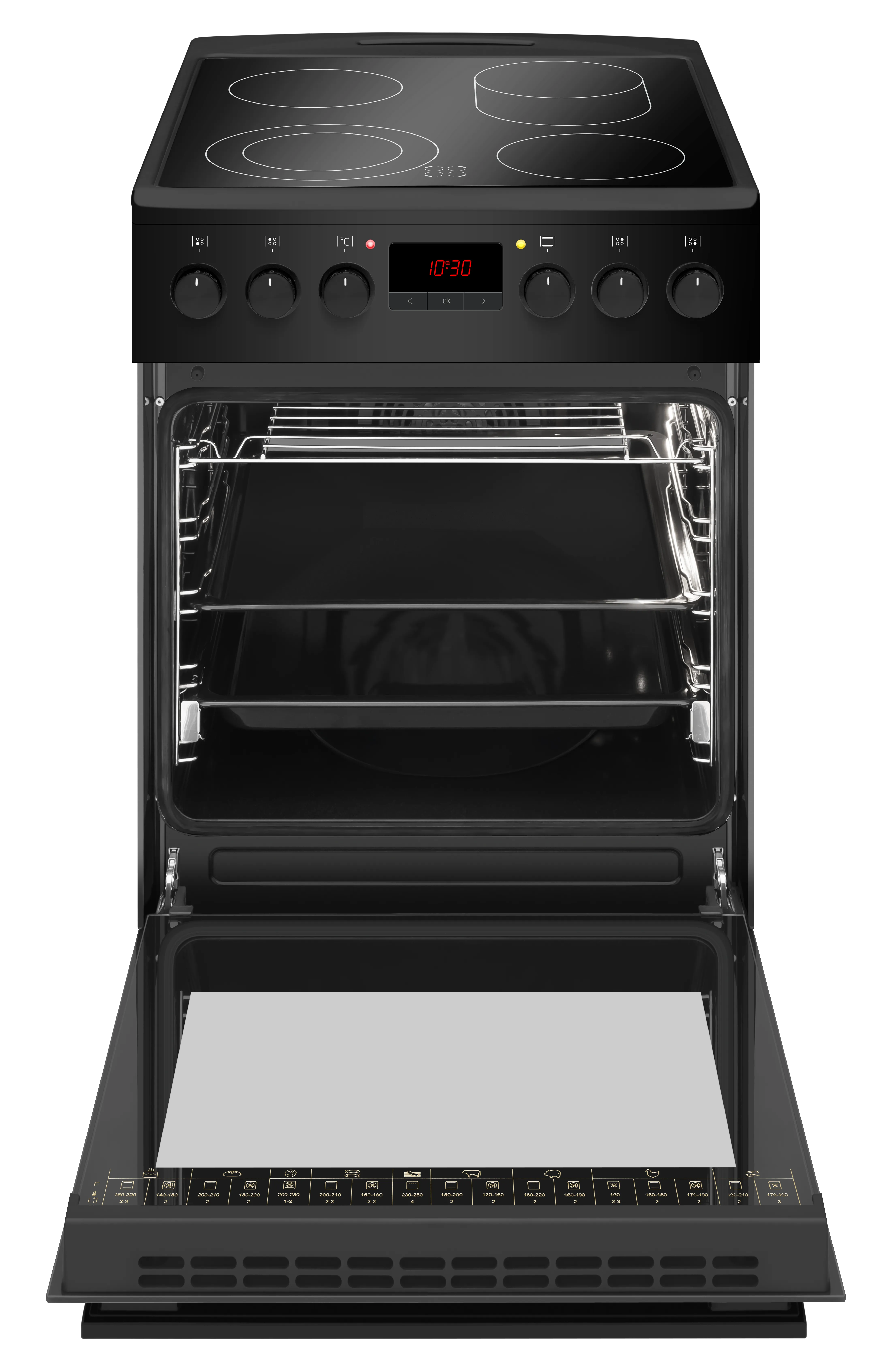 Standherd Elektro SHC 11503 SM, schwarz-matt Standherd Elektro SHC 11503 SM, schwarz-matt