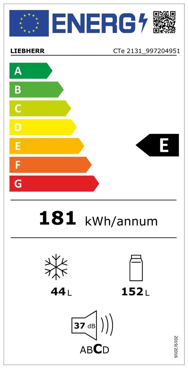 CTe 2131-26, Kühl-Gefrier-Automat mit SmartFrost CTe 2131-26, Kühl-Gefrier-Automat mit SmartFrost