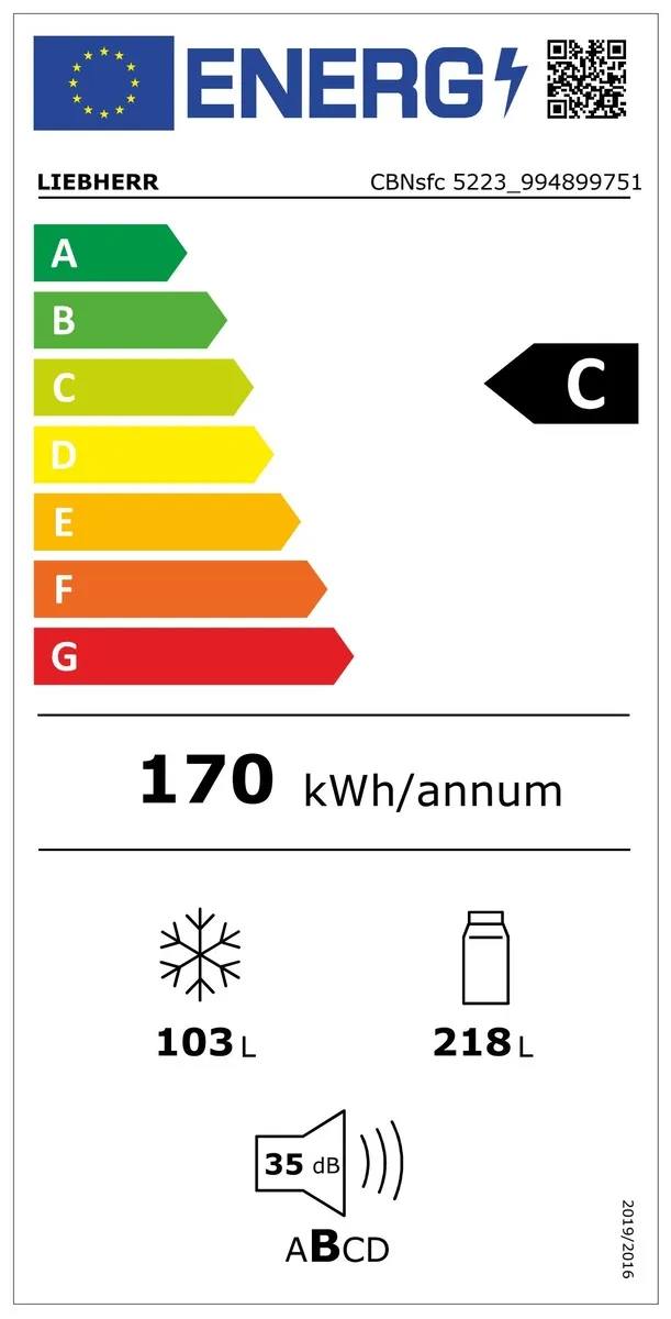 CBNsfc 5223-22, Kühl-Gefrierkombination mit BioFresh und NoFrost CBNsfc 5223-22, Kühl-Gefrierkombination mit BioFresh und NoFrost
