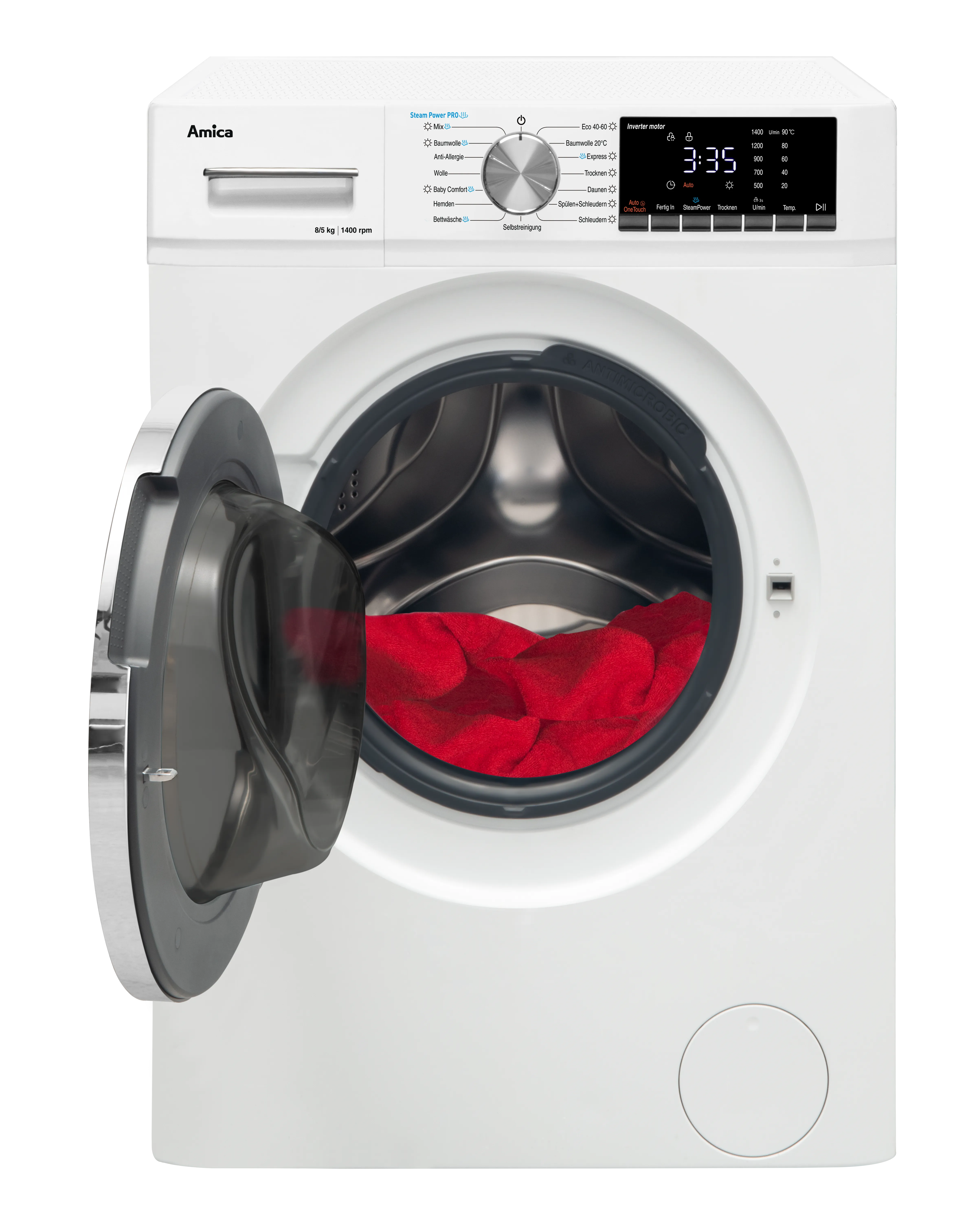 Waschtrockner WAT 404 050, weiß, 8 kg / 5 kg