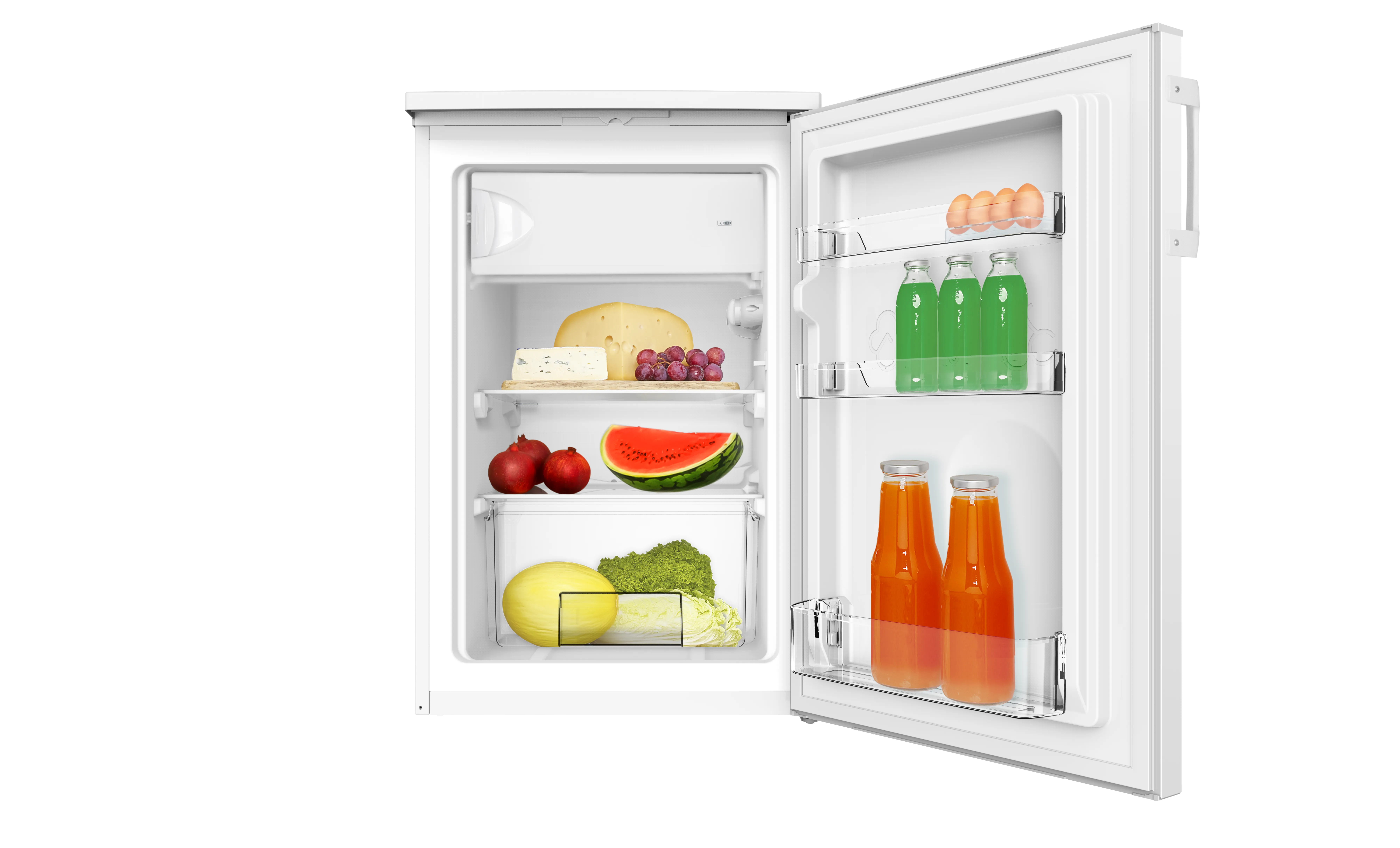 Stand-Kühlschrank mit Gefrierfach KS 361 300 W, weiß, 85 cm
